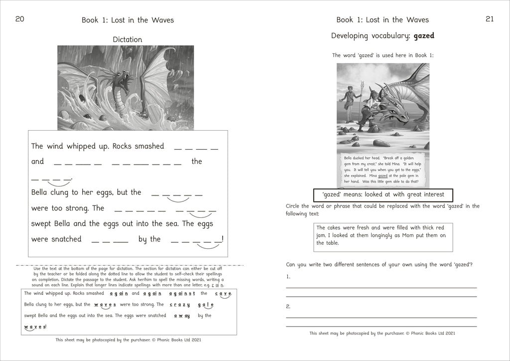 Phonic Books Dragon Eggs Activities