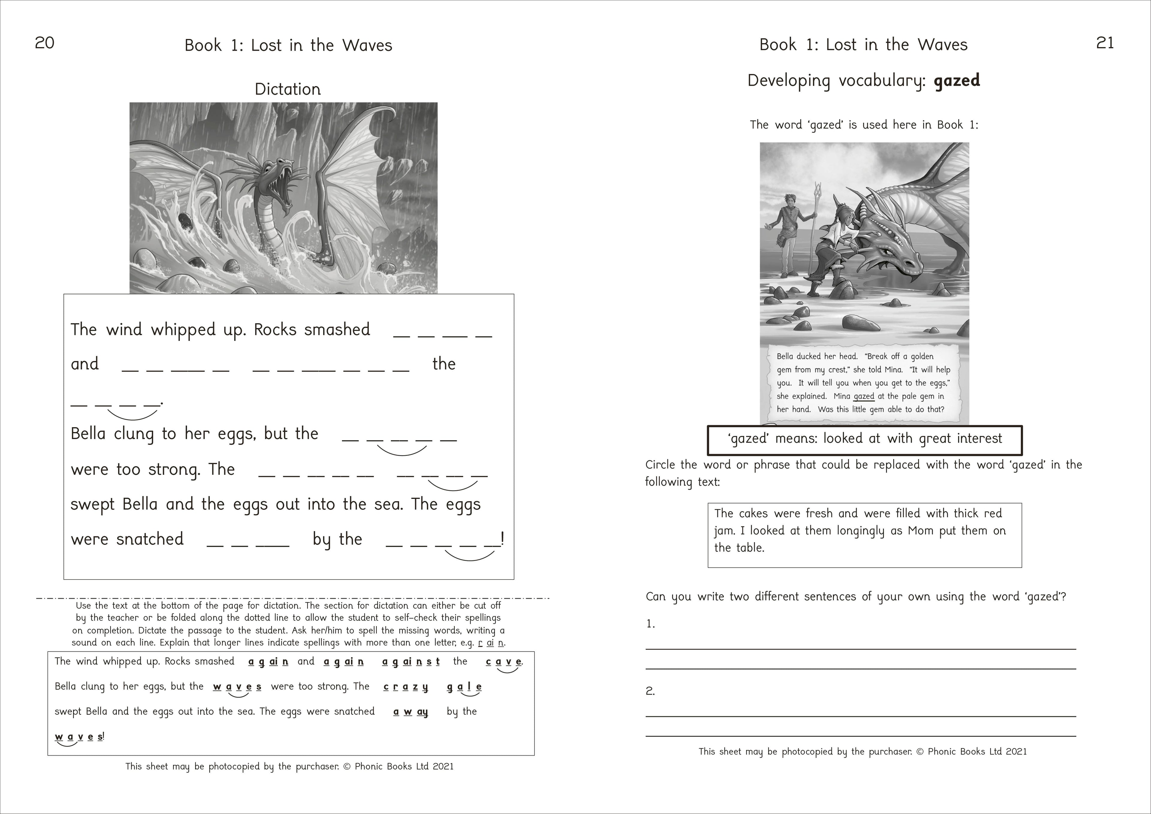 Phonic Books Dragon Eggs Activities