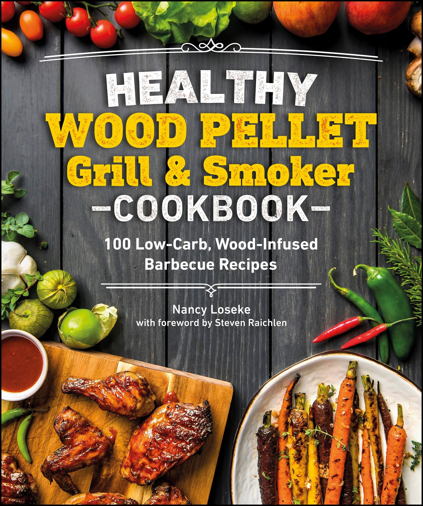 Healthy Wood Pellet Grill & Smoker Cookbook jacket