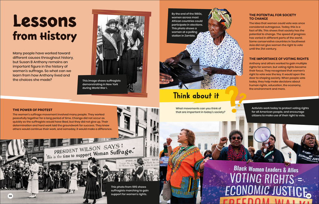 DK Super History Susan B Anthony and Women's Rights