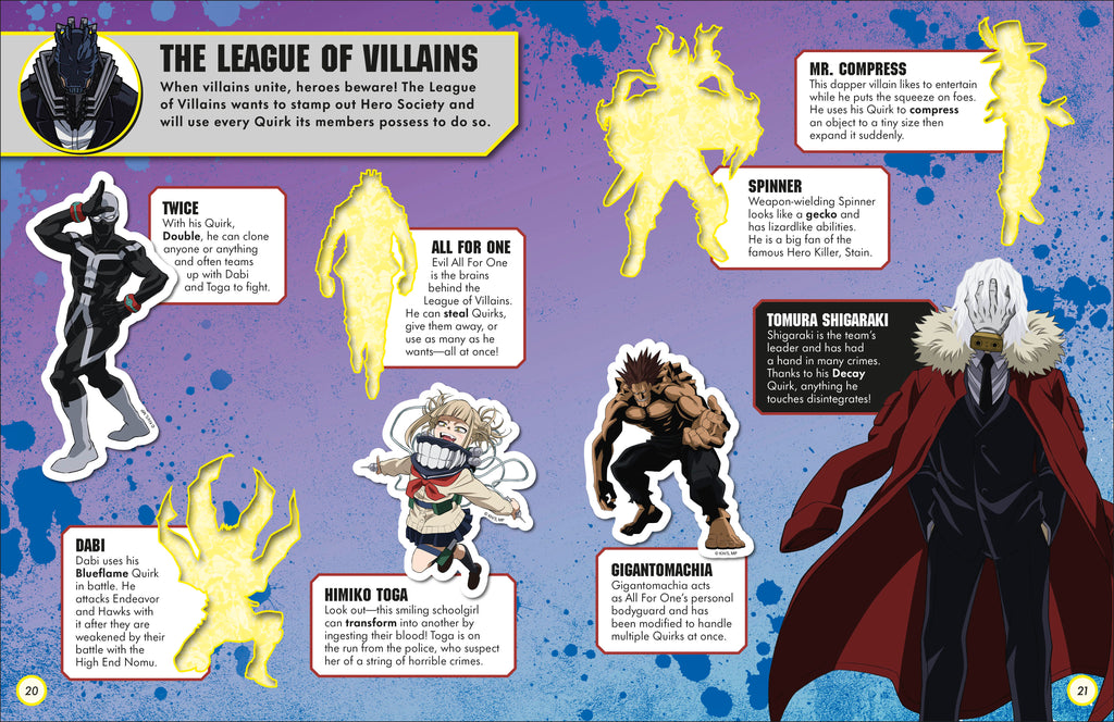 My Hero Academia Ultimate Sticker Collection-Spread, Image, (PRHC, Design, Do, Not, Use)-4