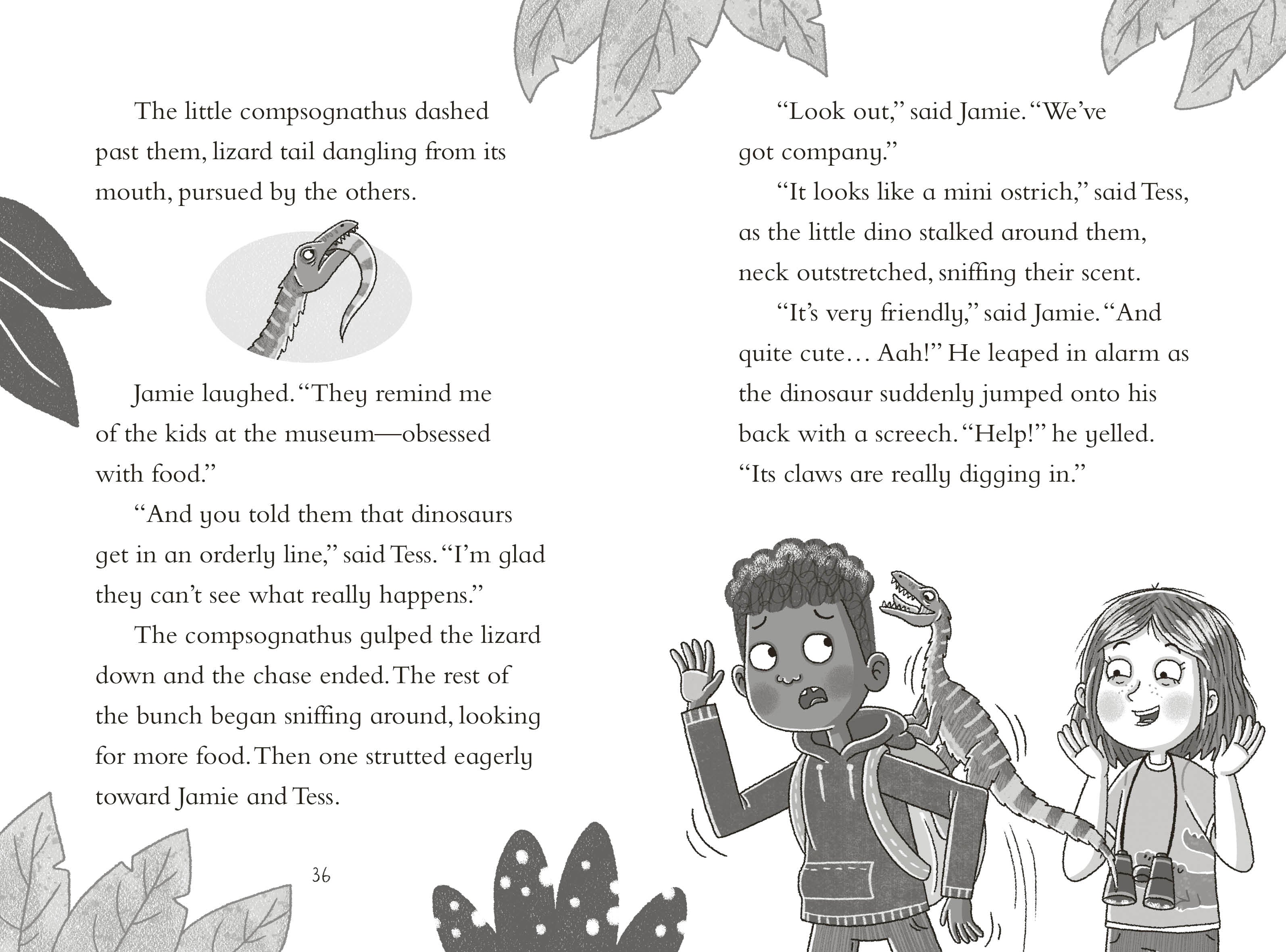Dinosaur Club: The Compsognathus Chase-Spread, Image, (PRHC, Design, Do, Not, Use)-5