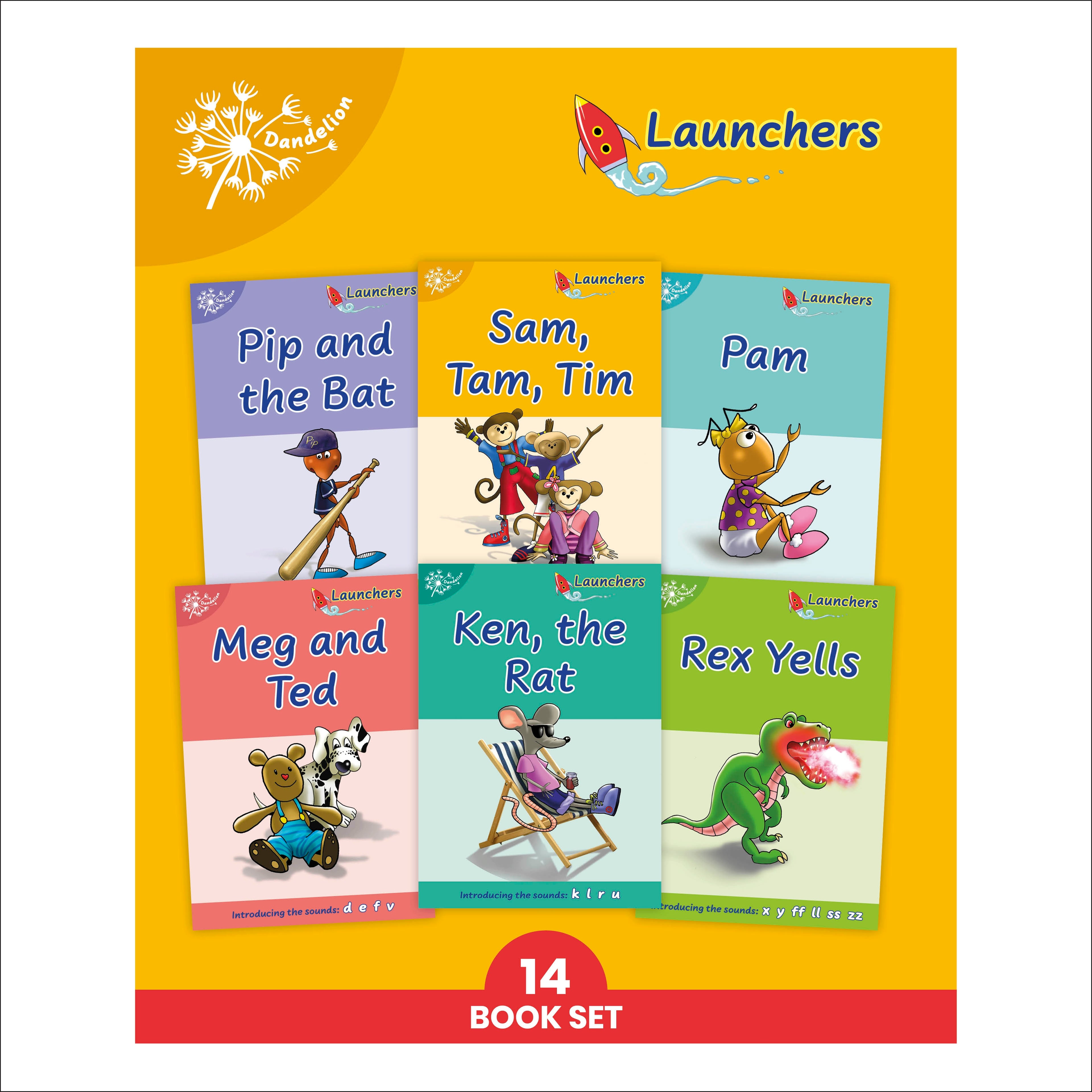 Phonic Books Dandelion Launchers Stages 1-7 jacket