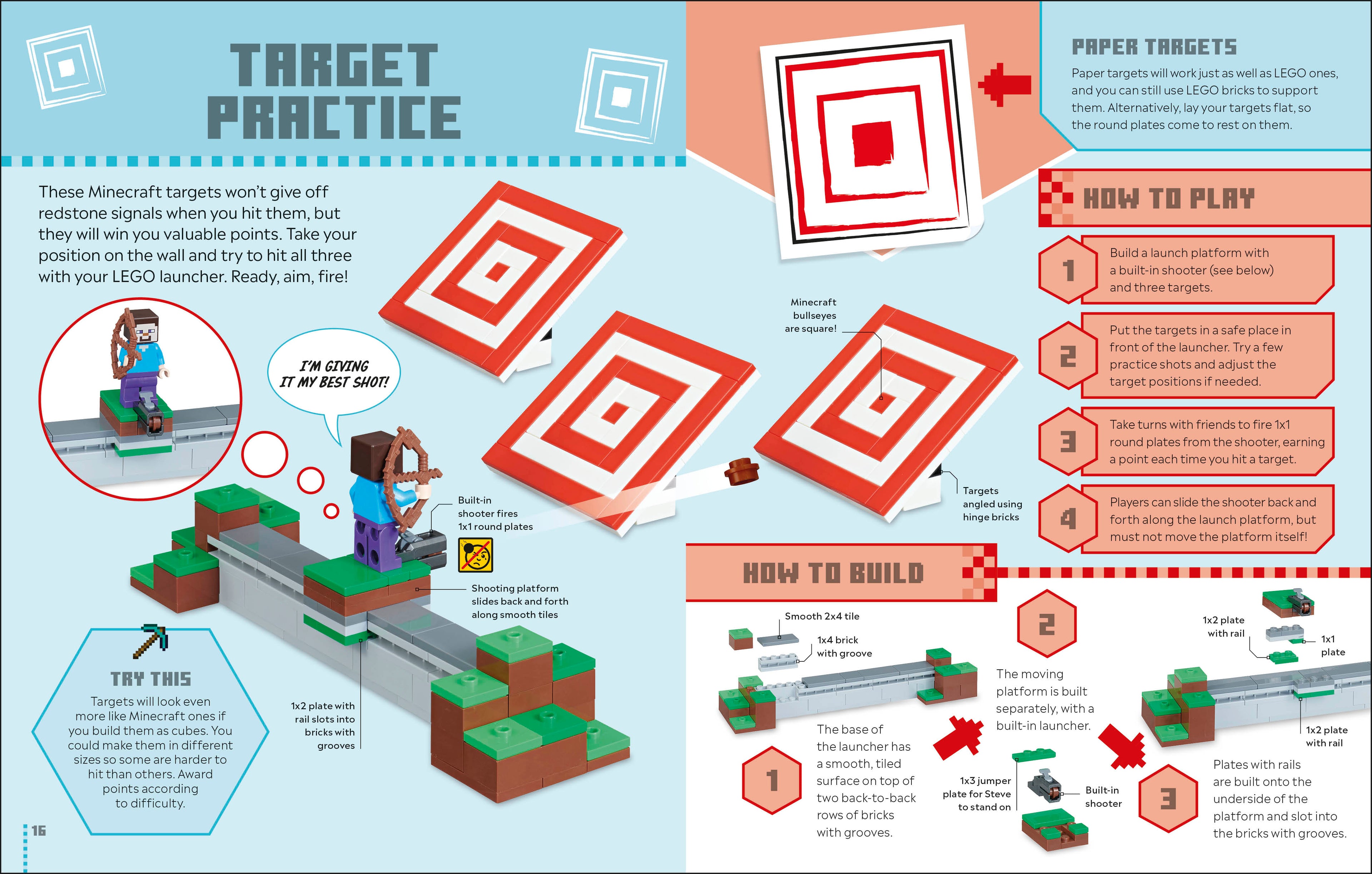 LEGO Minecraft Games Book-Spread, Image, (PRHC, Design, Do, Not, Use)-1