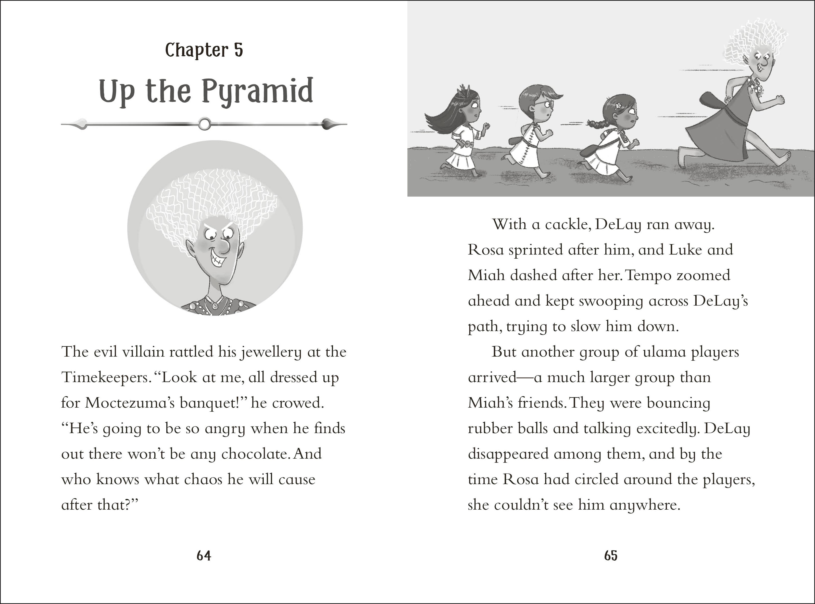 The Timekeepers: The Aztec Adventure-Spread, Image, (PRHC, Design, Do, Not, Use)-1