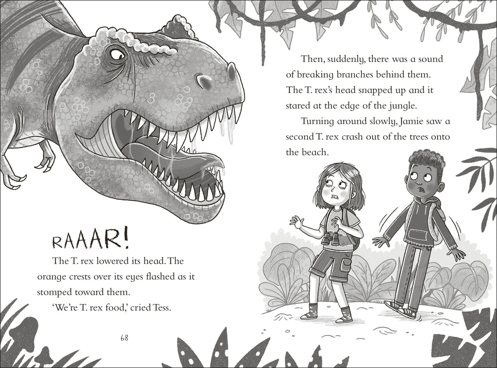 Dinosaur Club: The T. Rex Attack-Spread, Image, (PRHC, Design, Do, Not, Use)-2