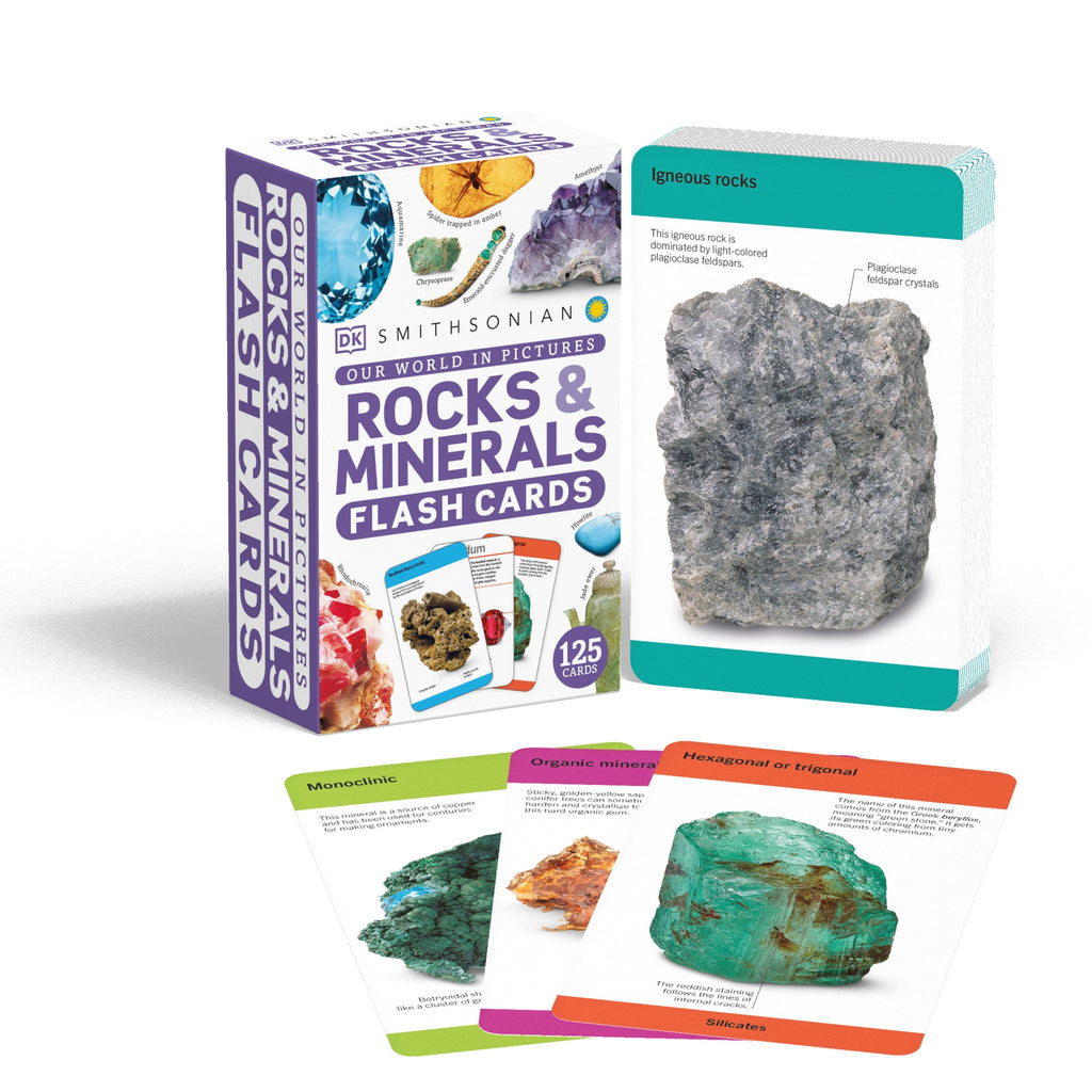 Our World in Pictures Rocks & Minerals Flash Cards cover