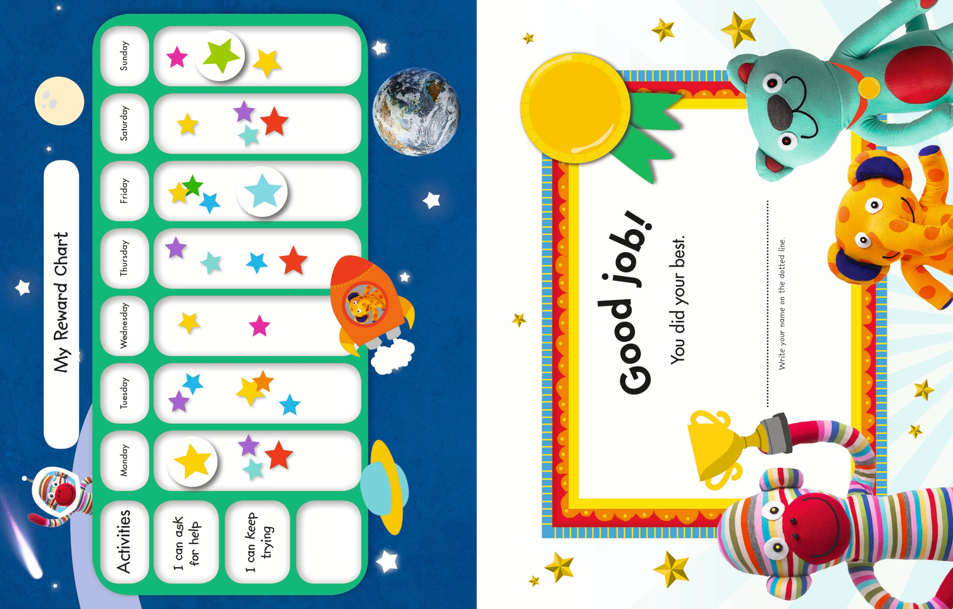 Skills For Starting School My Sticker Reward Chart Book