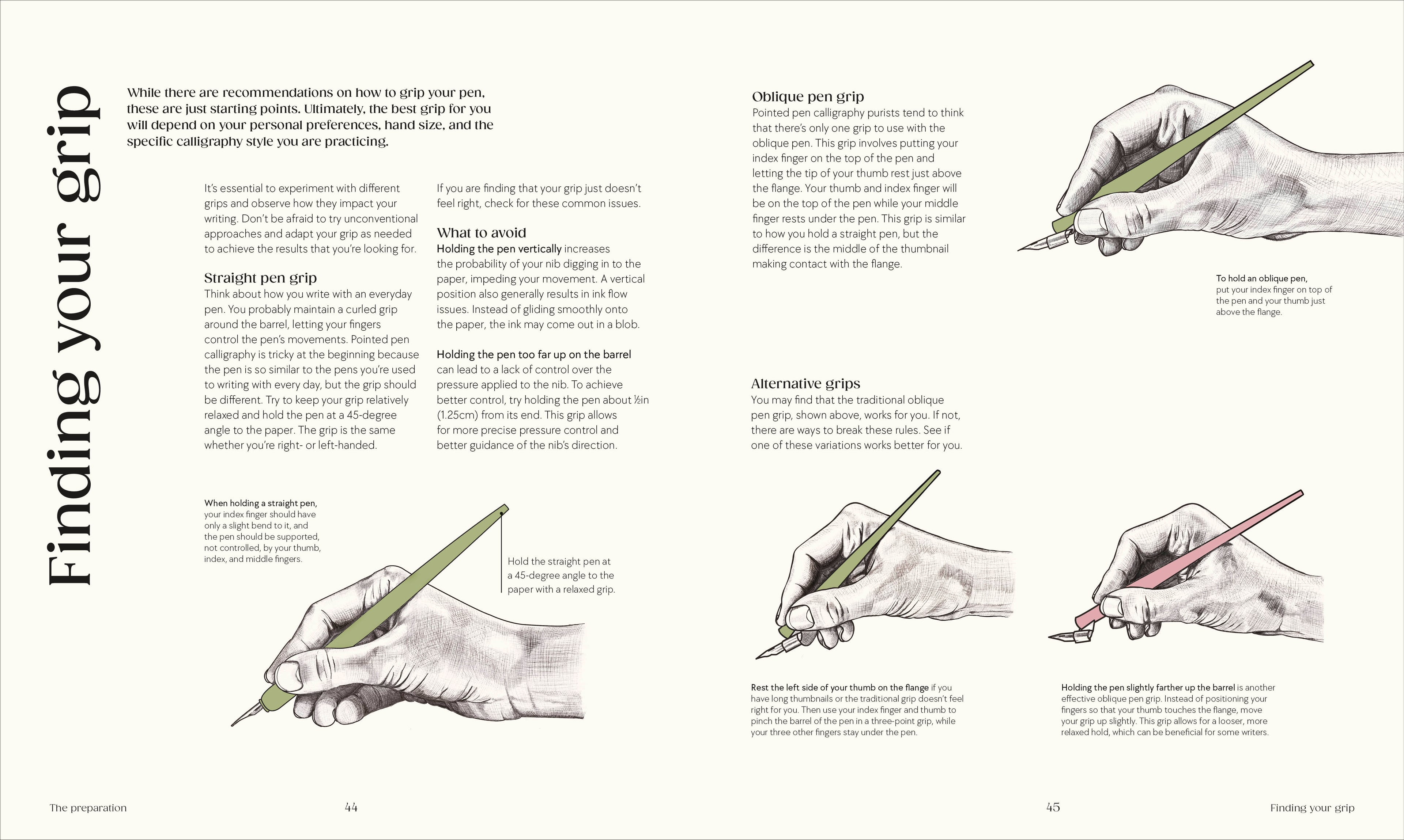 The Calligraphy Book-Spread, Image, (PRHC, Design, Do, Not, Use)-2