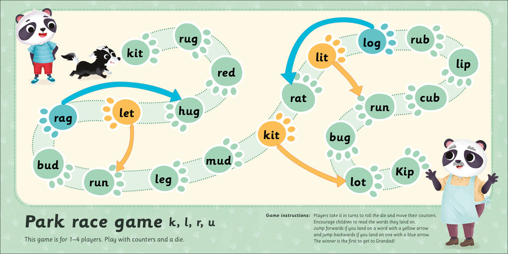 DK Super Phonics My First Decodable Stories Pet Shop Panda-Spread, Image, (PRHC, Design, Do, Not, Use)-8