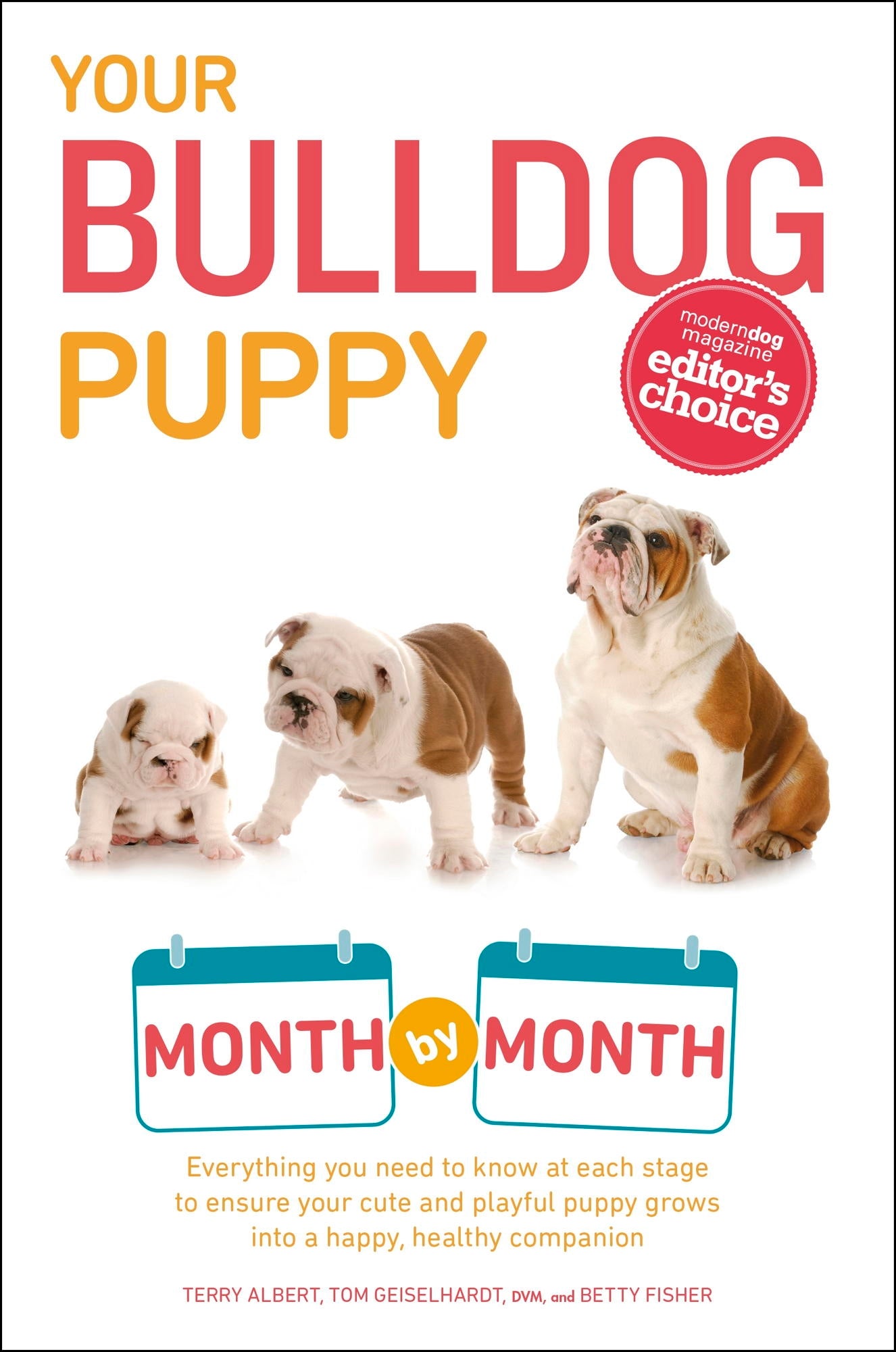 Your Bulldog Puppy Month by Month jacket