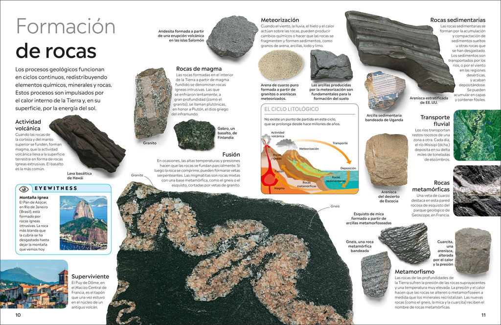 Eyewitness: Rocas y minerales (Rock and Mineral)-Spread, Image, (PRHC, Design, Do, Not, Use)-3