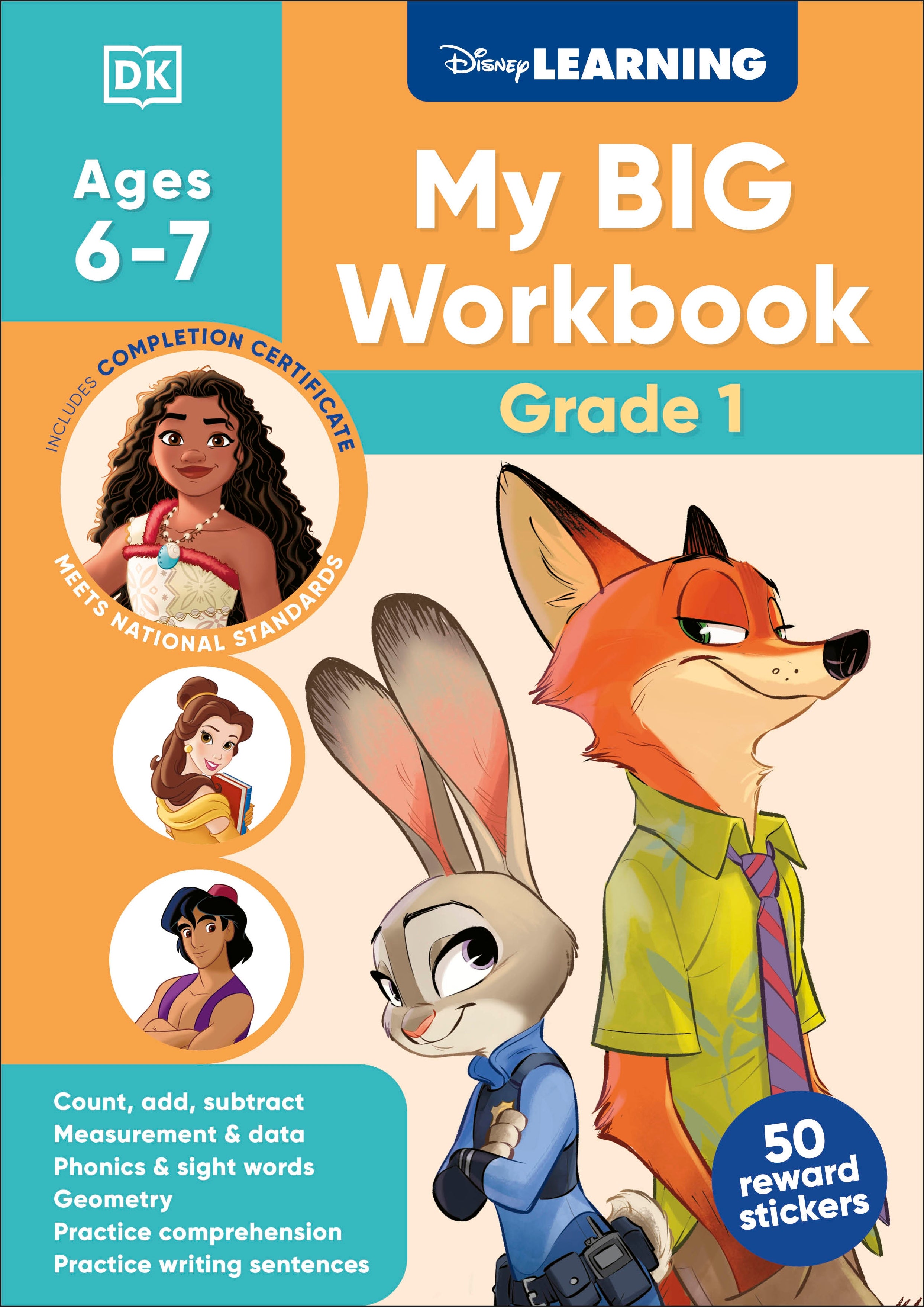 Disney Learning Big Workbook Grade 1 jacket image
