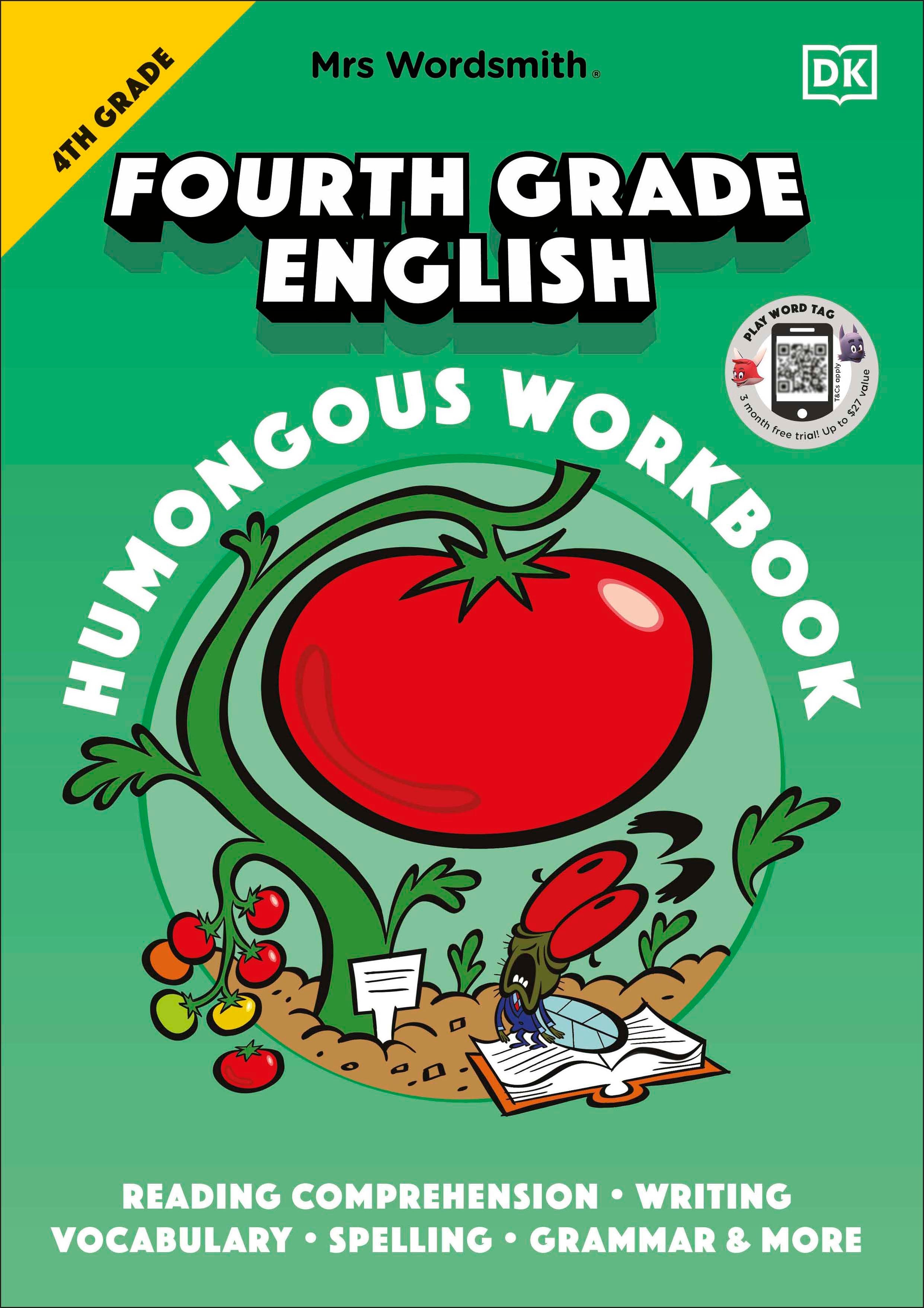 Mrs Wordsmith 4th Grade English Humongous Workbook cover