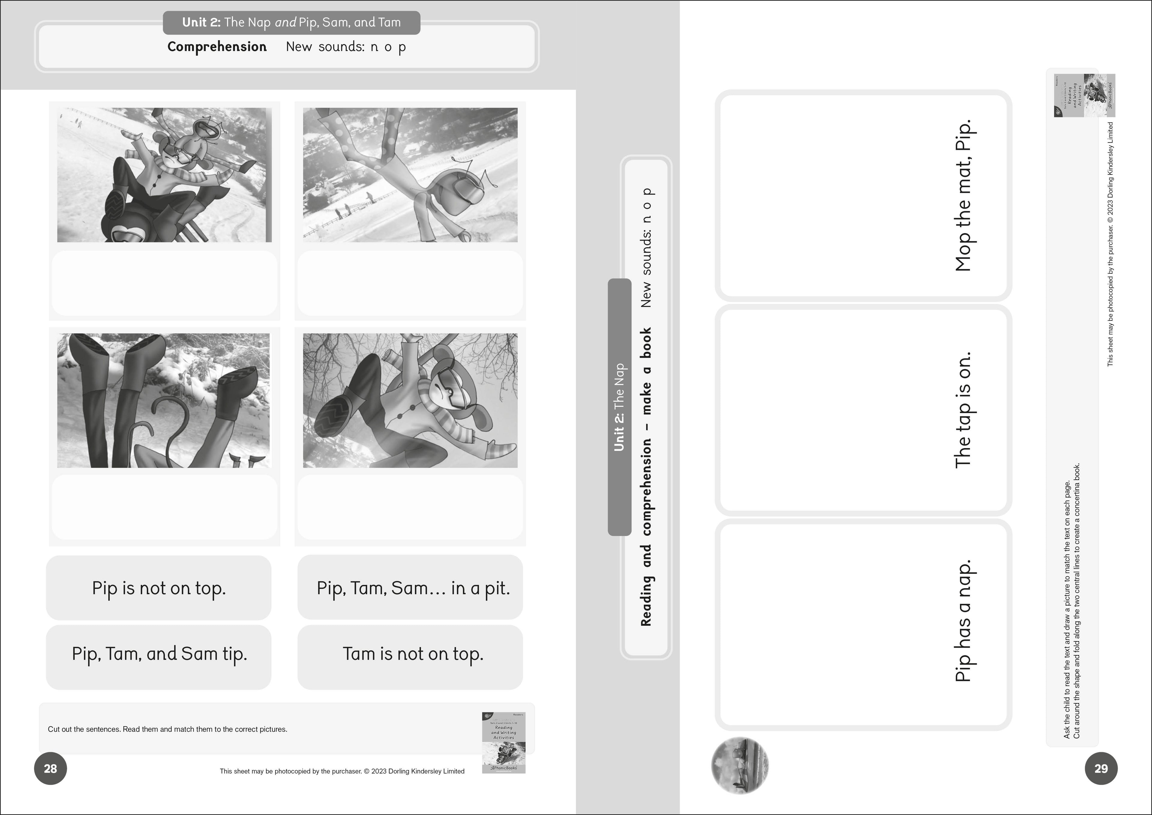 Phonic Books Dandelion Readers Reading and Writing Activities Set 2 Units 1-10 and Set 3 Units 1-10-image