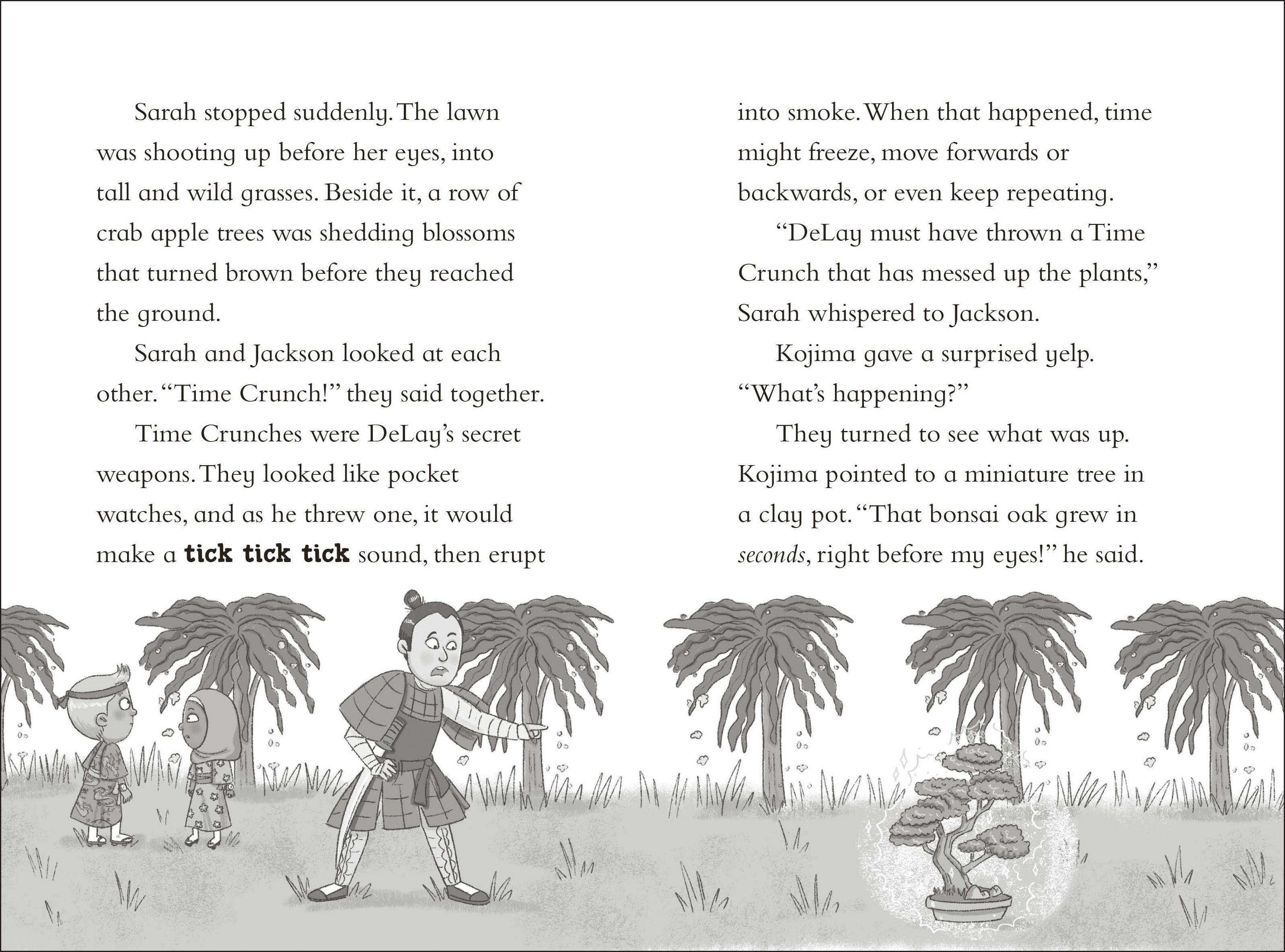 The Timekeepers: Samurai Saga-Spread, Image, (PRHC, Design, Do, Not, Use)-3