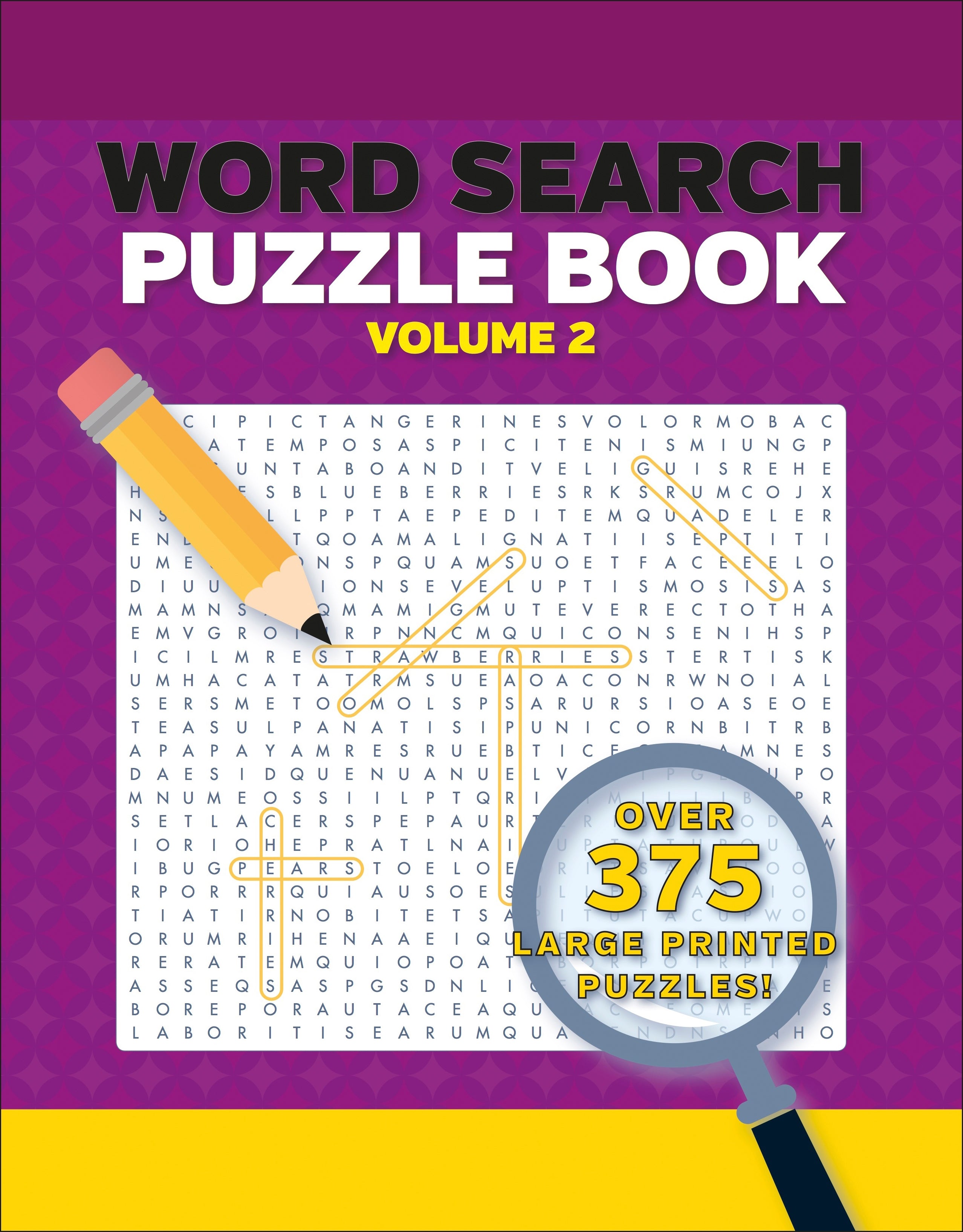 Word Search Puzzles Large Print  2nd Edition jacket