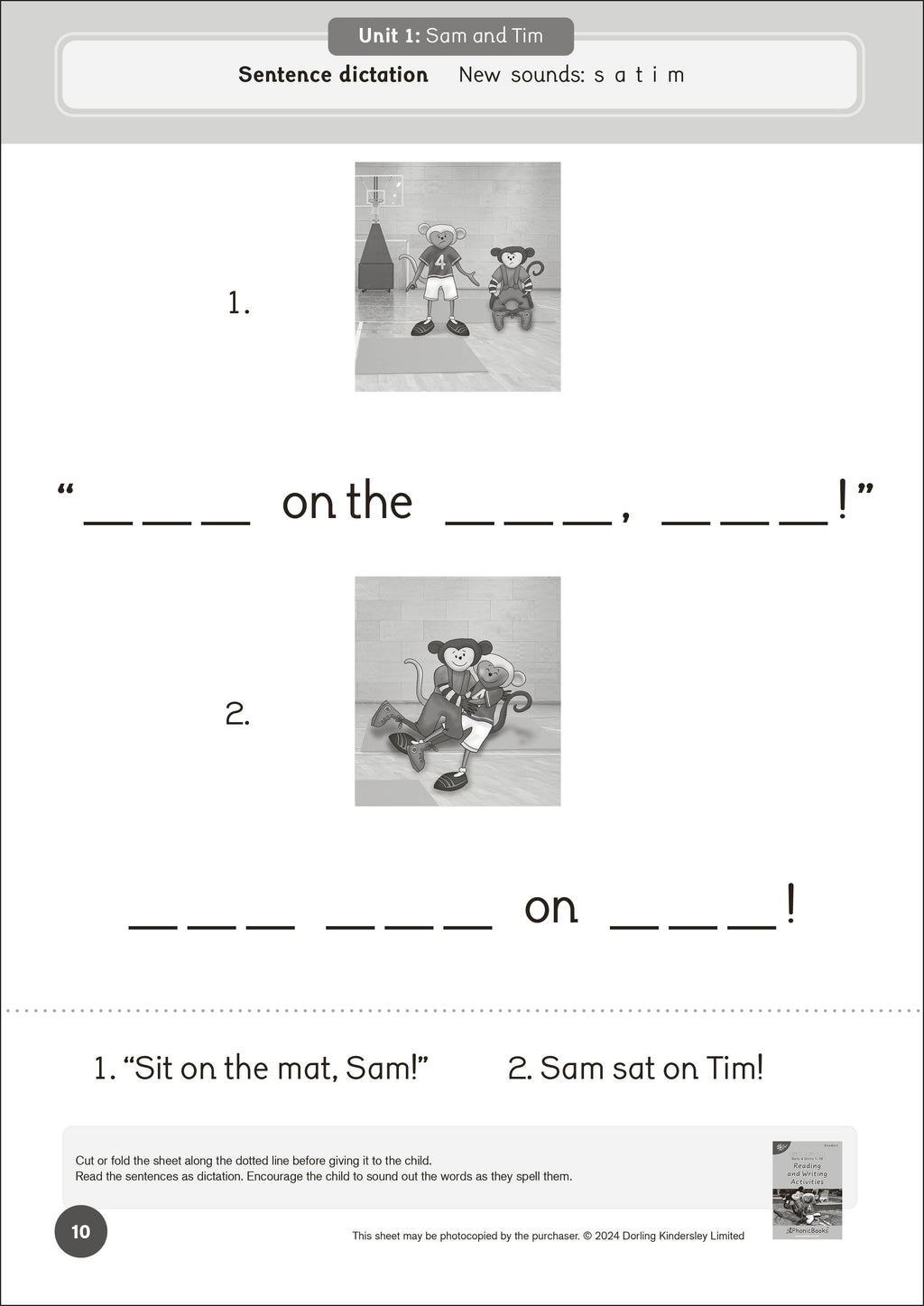 Phonic Books Dandelion Readers Set 4 Units 1-10 Reading and Writing Activities-Spread, Image, (PRHC, Design, Do, Not, Use)-1