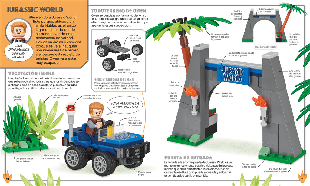 LEGO Jurassic World Construye tu propia aventura (Build Your Own Adventure)-Spread, Image, (PRHC, Design, Do, Not, Use)-4