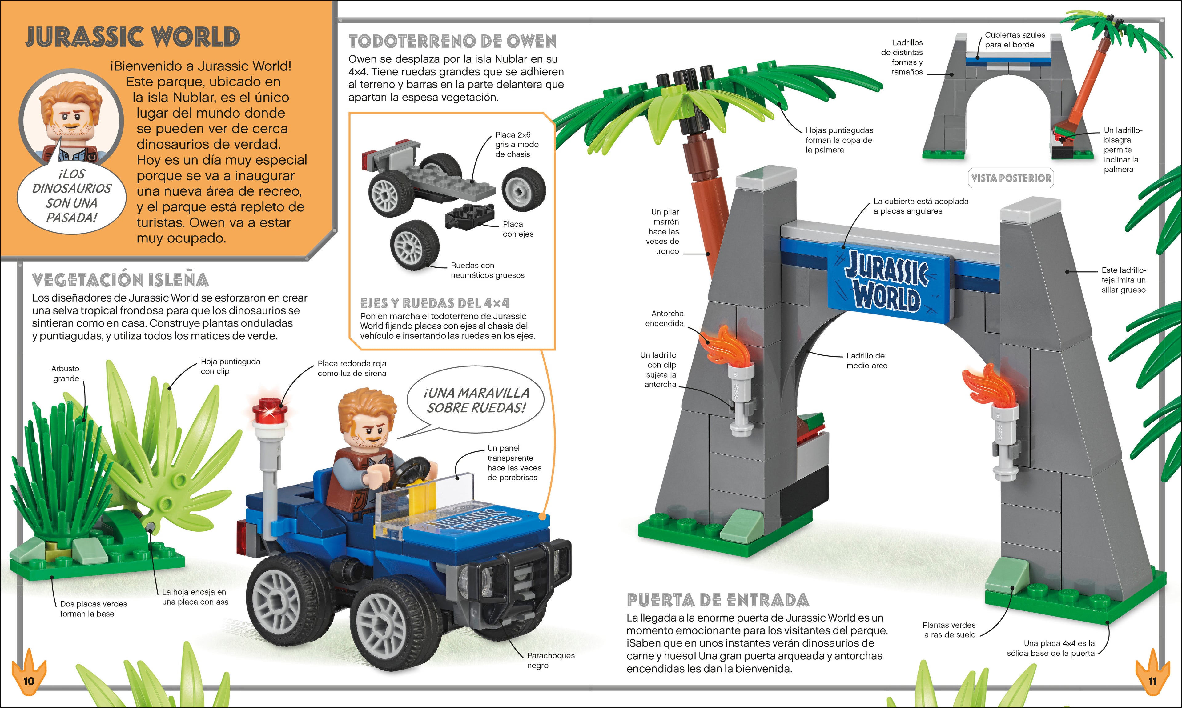 LEGO Jurassic World Construye tu propia aventura (Build Your Own Adventure)-Spread, Image, (PRHC, Design, Do, Not, Use)-4