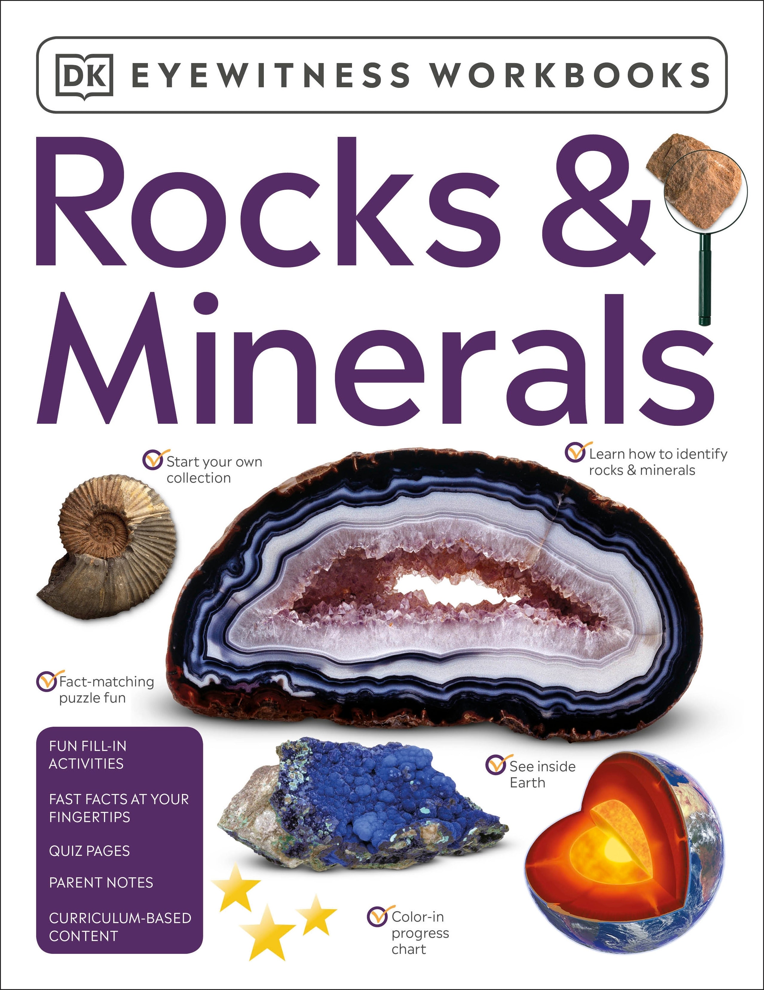 Eyewitness Workbooks Rocks & Minerals jacket