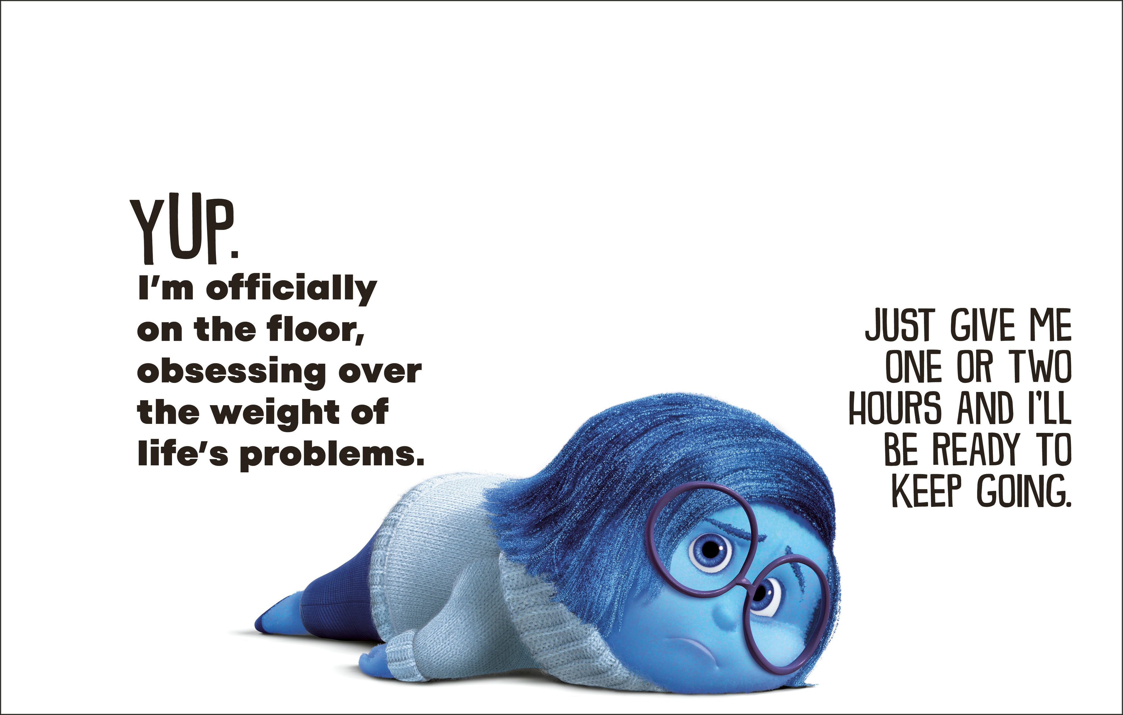 Disney Inside Out 2 Hello, I'm Sadness