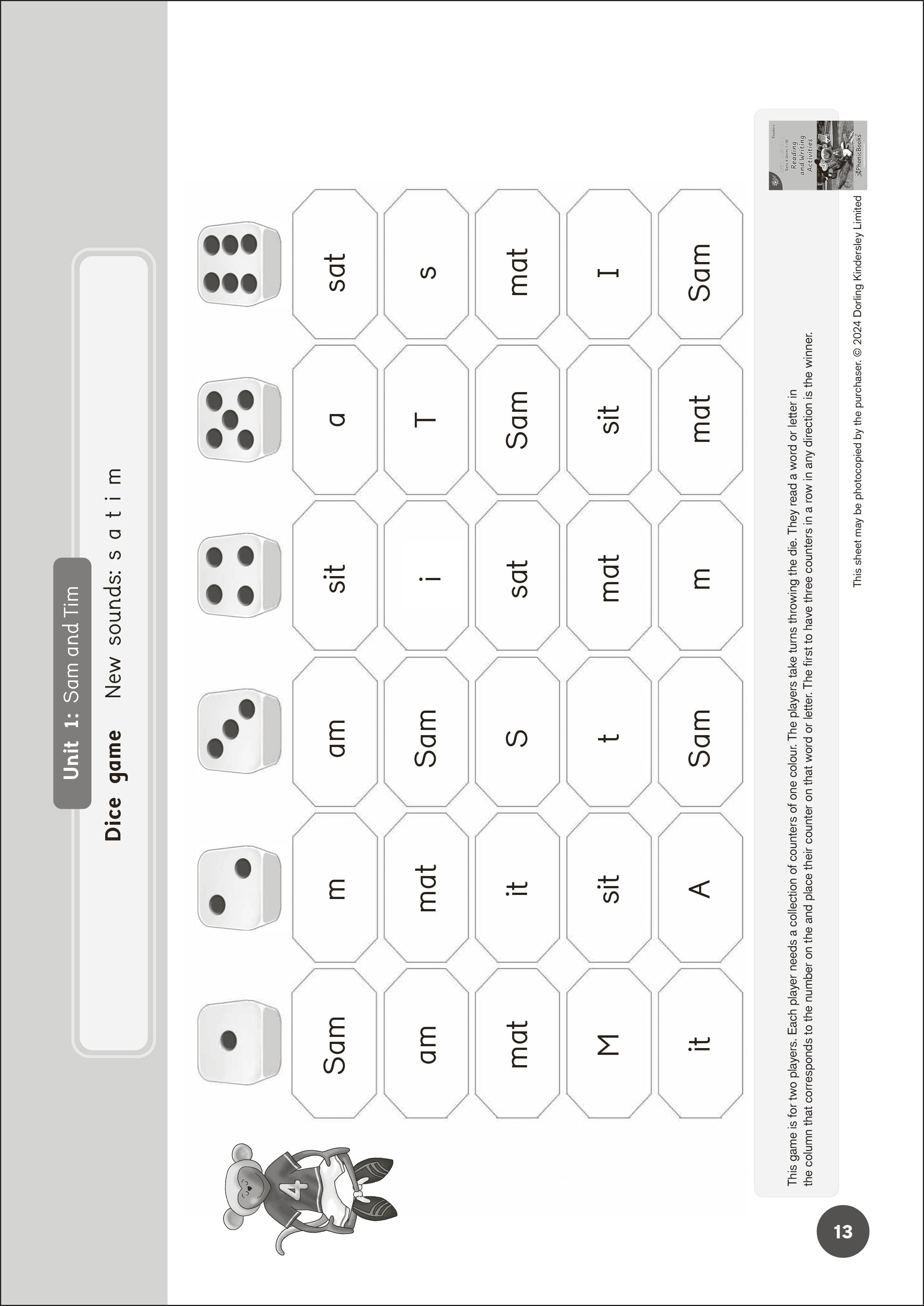 Phonic Books Dandelion Readers Set 4 Units 1-10 Reading and Writing Activities-Spread, Image, (PRHC, Design, Do, Not, Use)-2