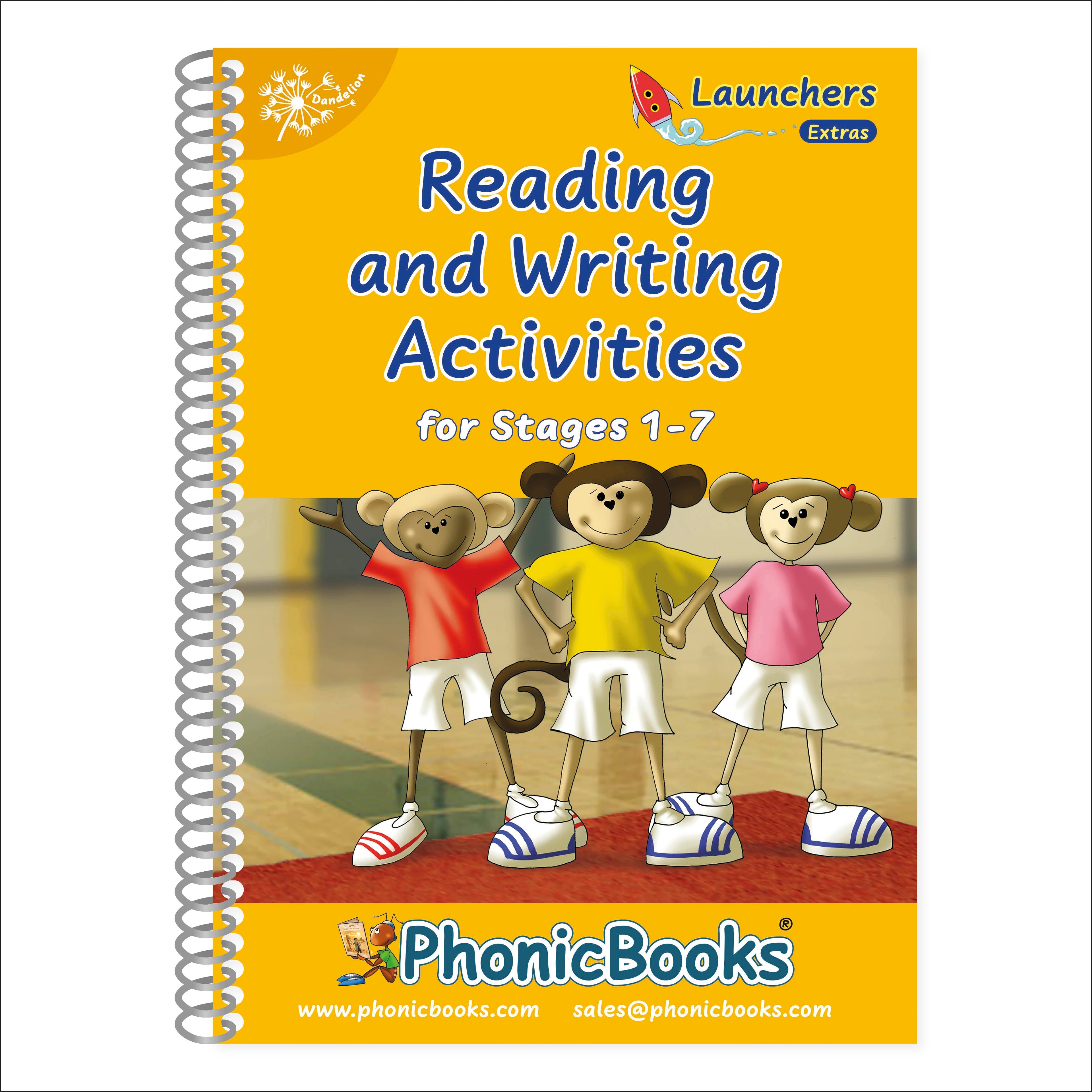 Phonic Books Dandelion Launchers Extras Reading and Writing Activities for Stages 1-7 cover