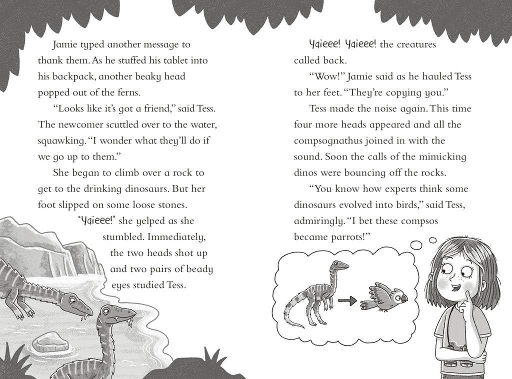 Dinosaur Club: The Compsognathus Chase-Spread, Image, (PRHC, Design, Do, Not, Use)-3