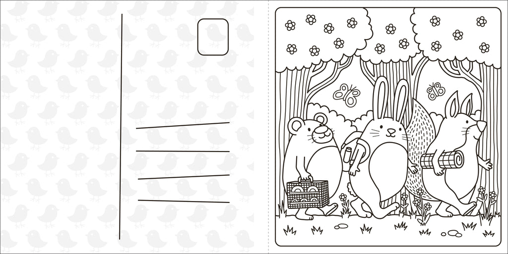 Super Cuties A Cosy Springtime Colouring Book
