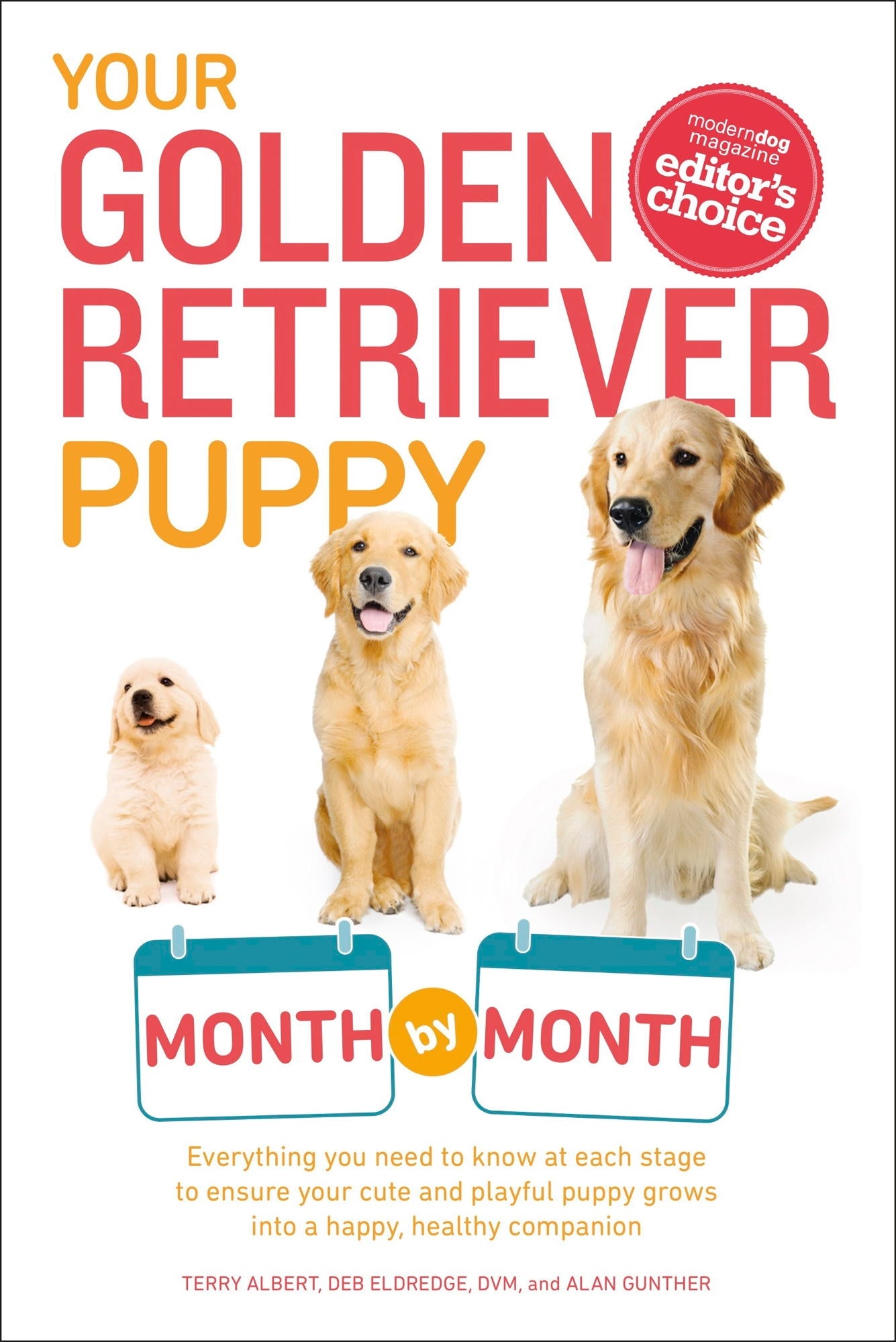Your Golden Retriever Puppy Month by Month cover