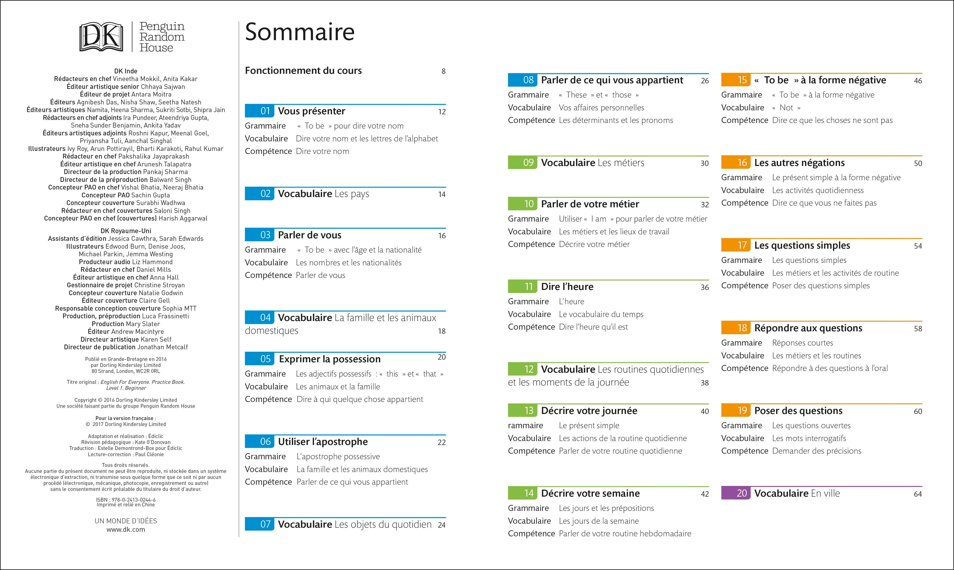 English for Everyone Practice Book Level 1 Beginner