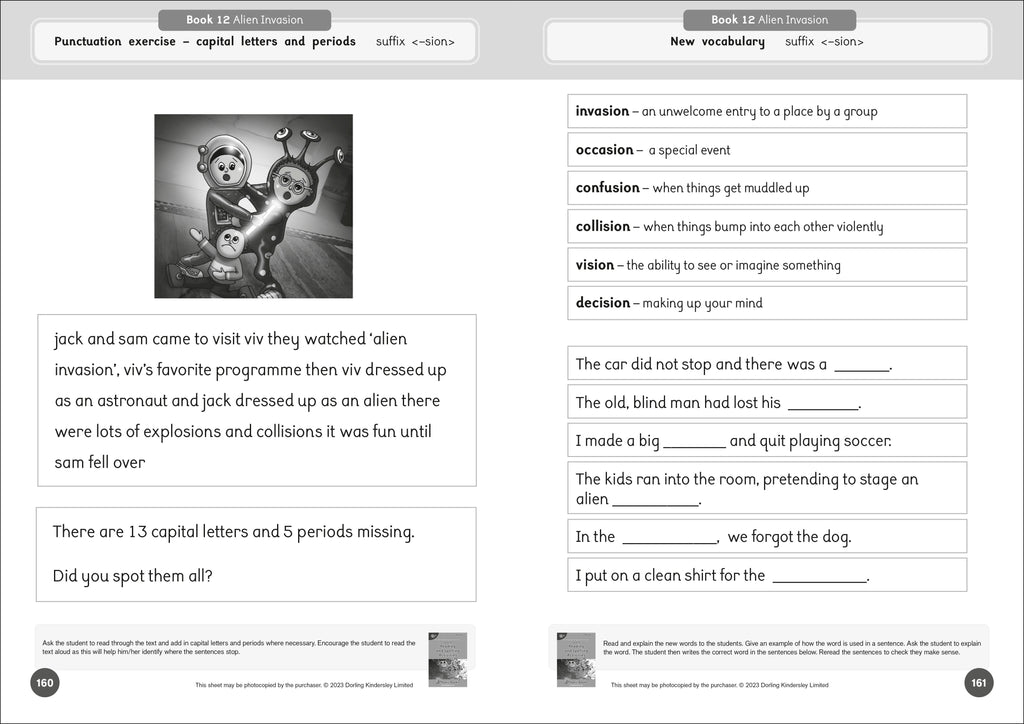 Phonic Books Dandelion Readers Reading and Spelling Activities Further Spellings and Suffixes Level 4-image