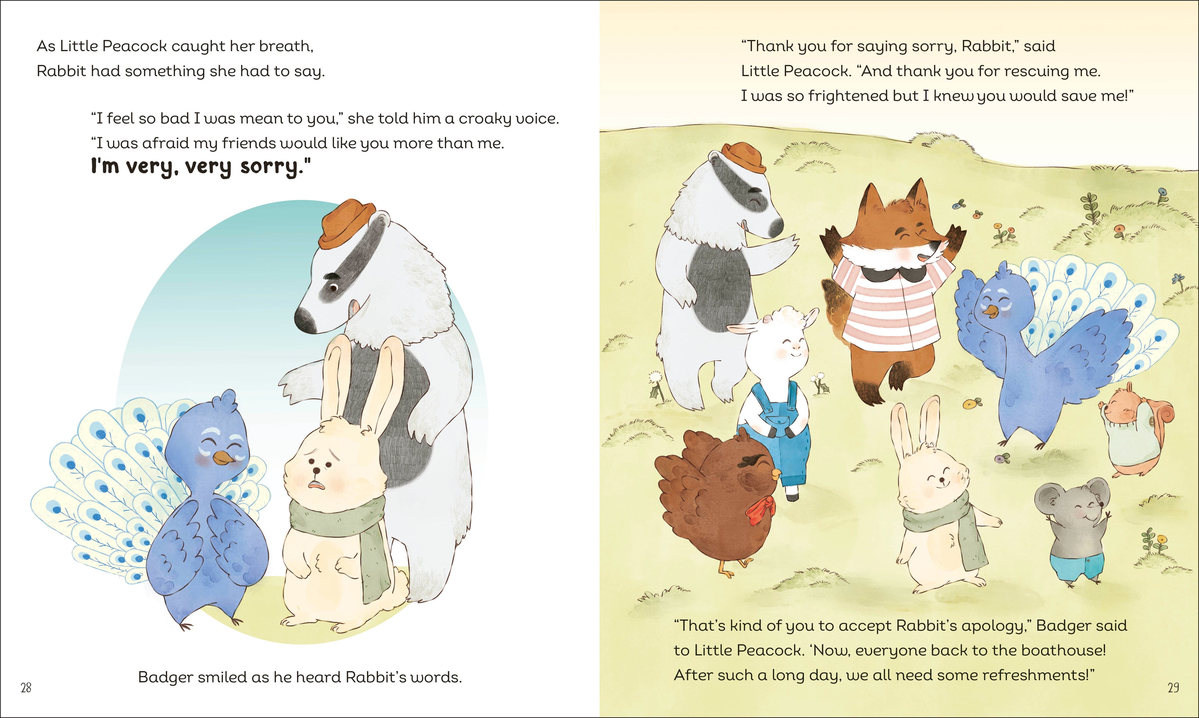 Kindness Club Rabbit Says Sorry