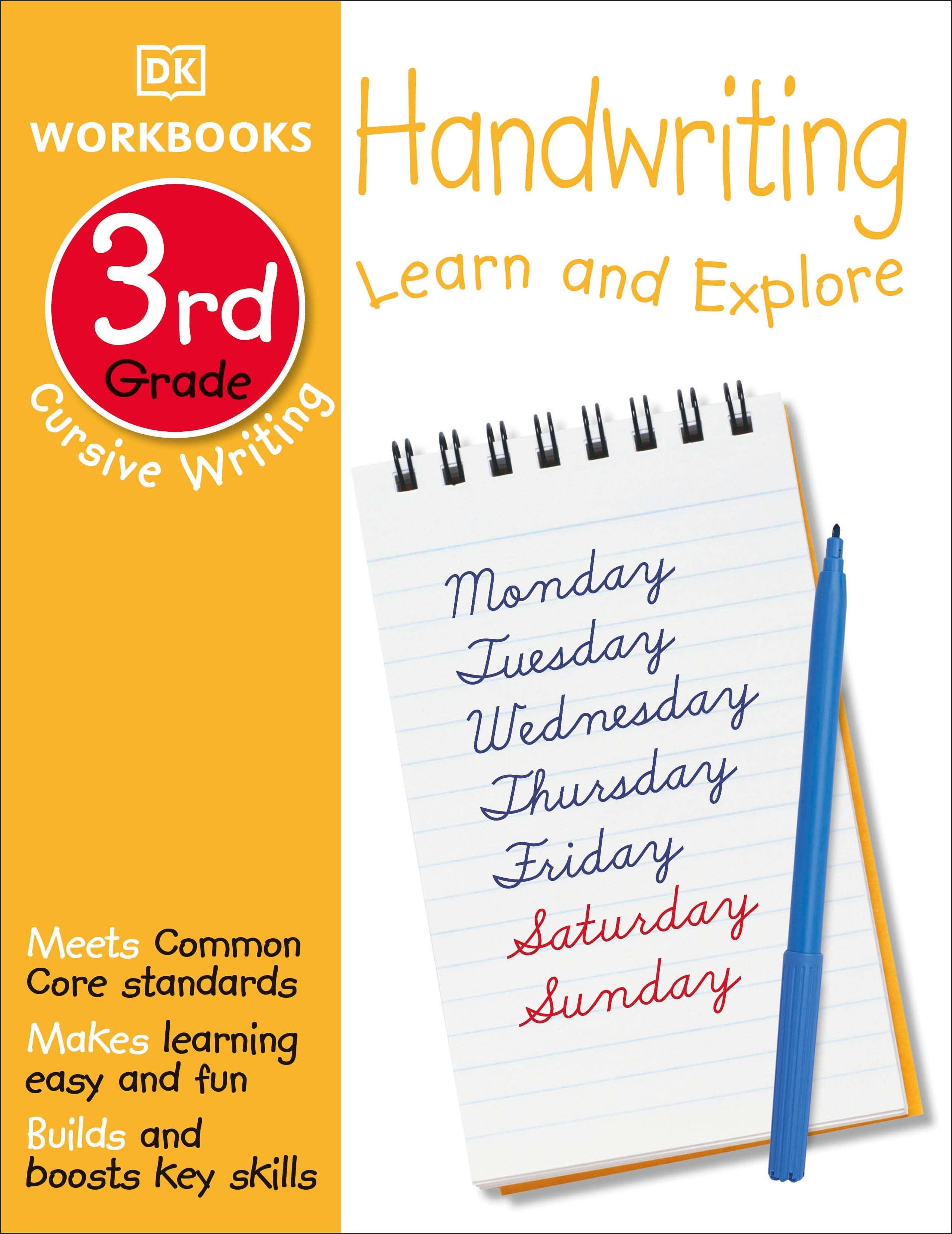 DK Workbooks: Handwriting: Cursive, Third Grade jacket