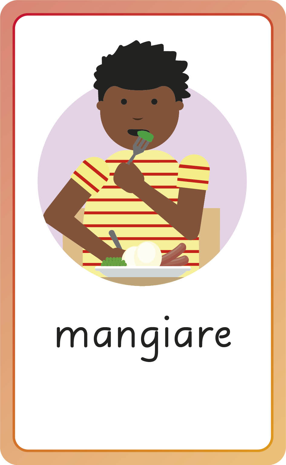 Italian for Everyone Junior First Words Flash Cards-Spread, Image, (PRHC, Design, Do, Not, Use)-5