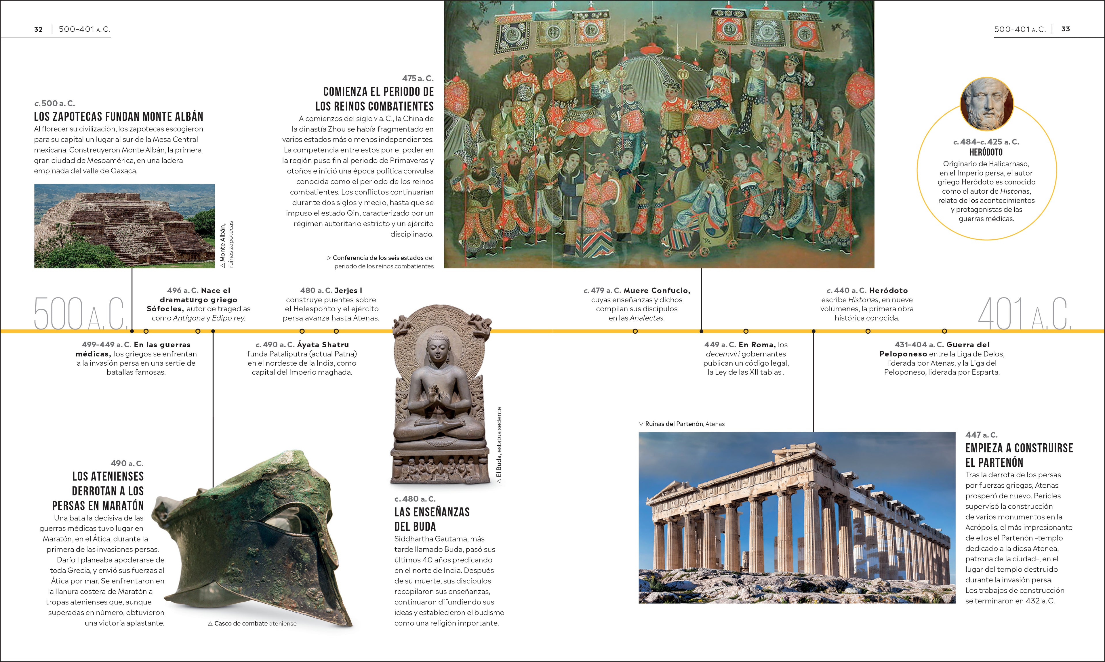 Historia universal (Timelines of World History)-Spread, Image, (PRHC, Design, Do, Not, Use)-2