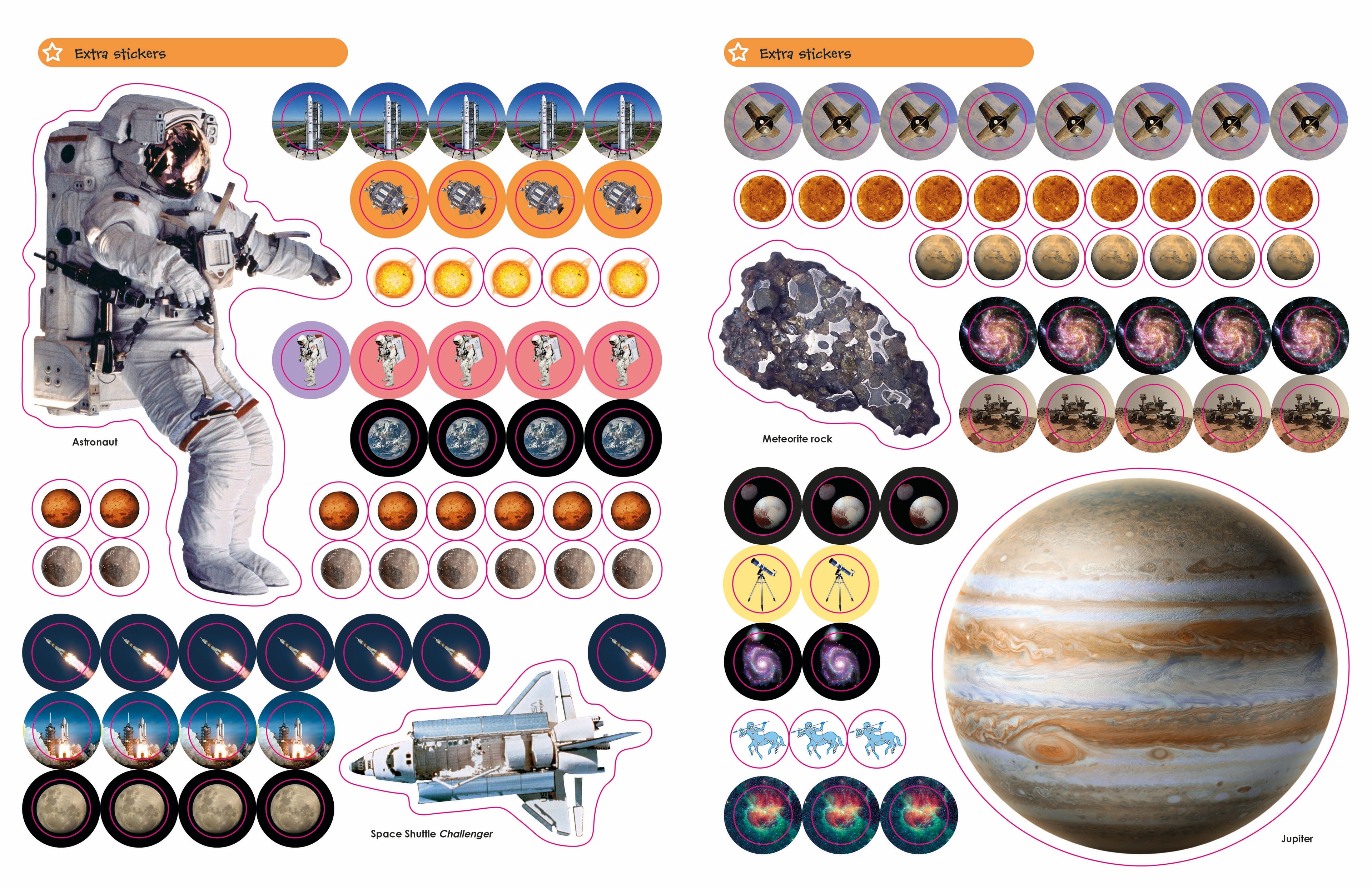 Ultimate Sticker Book: Space