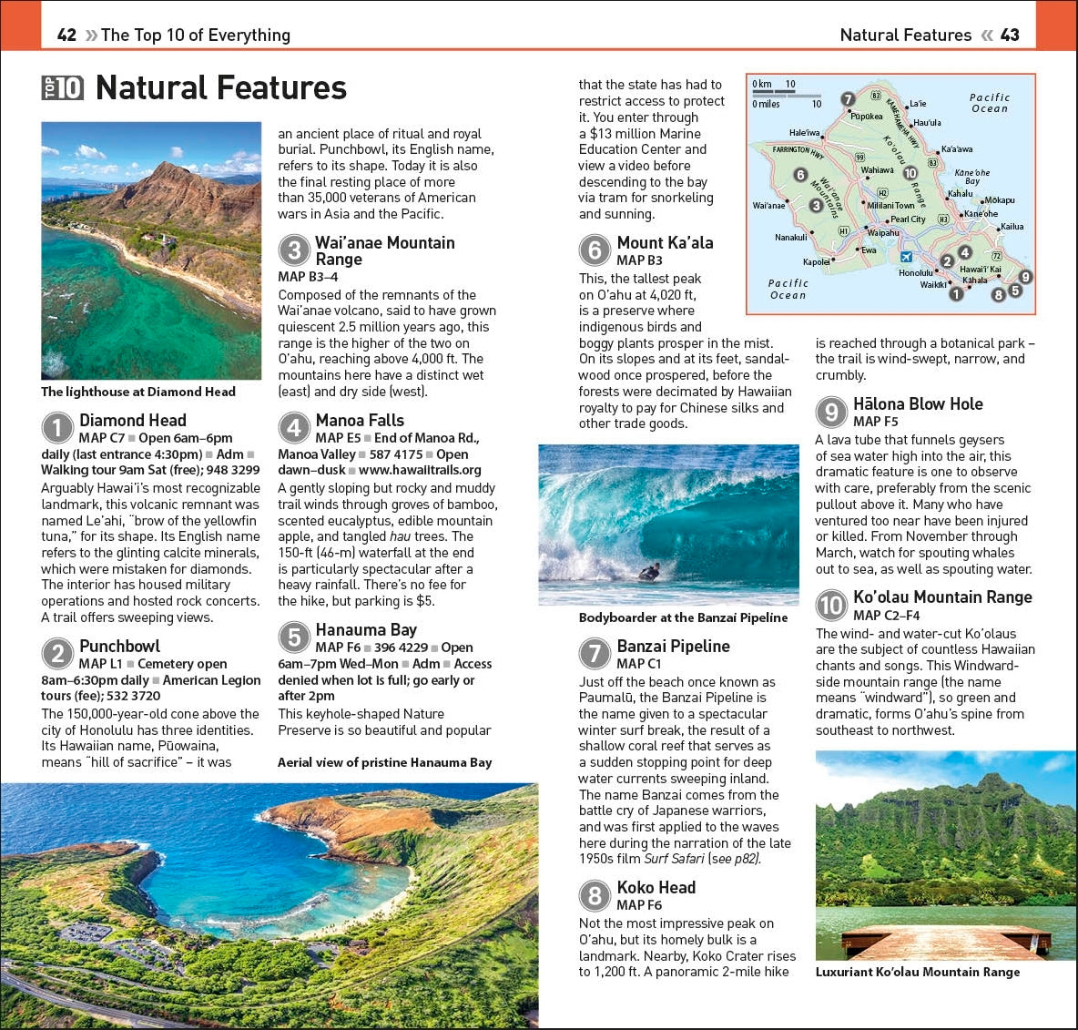 DK Top 10 Honolulu and O'ahu