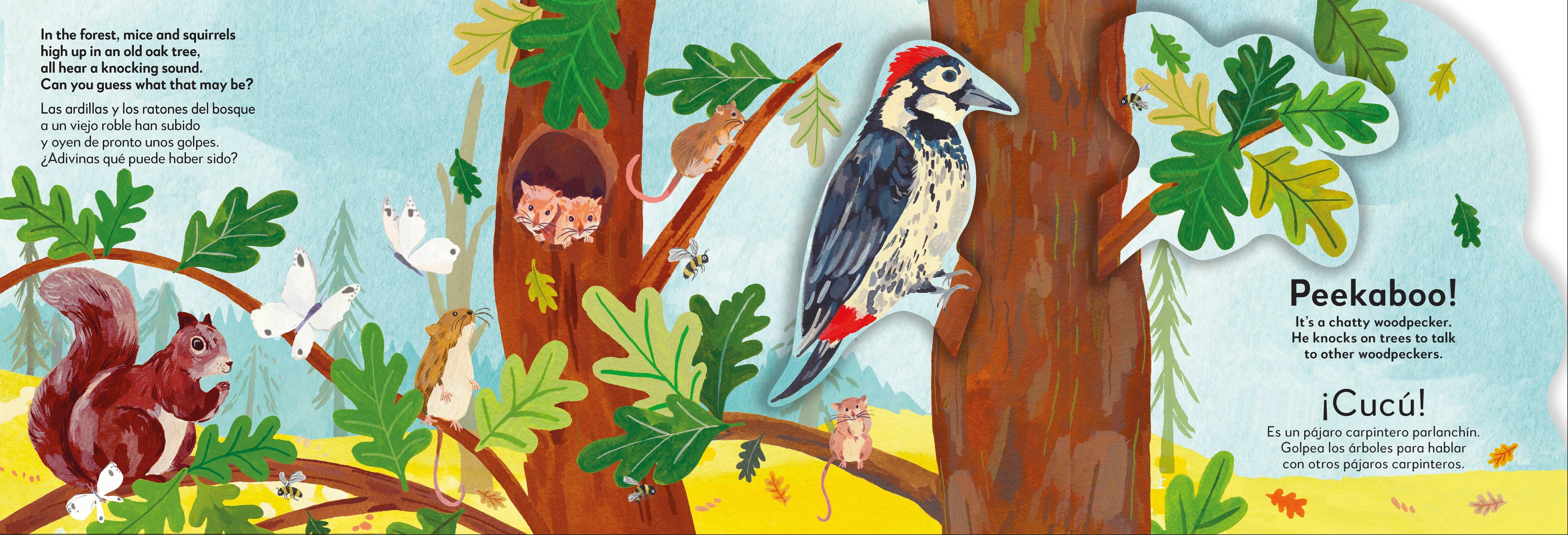 Bilingual Pop-Up Peekaboo! Forest - El bosque-Spread, Image, (PRHC, Design, Do, Not, Use)-5