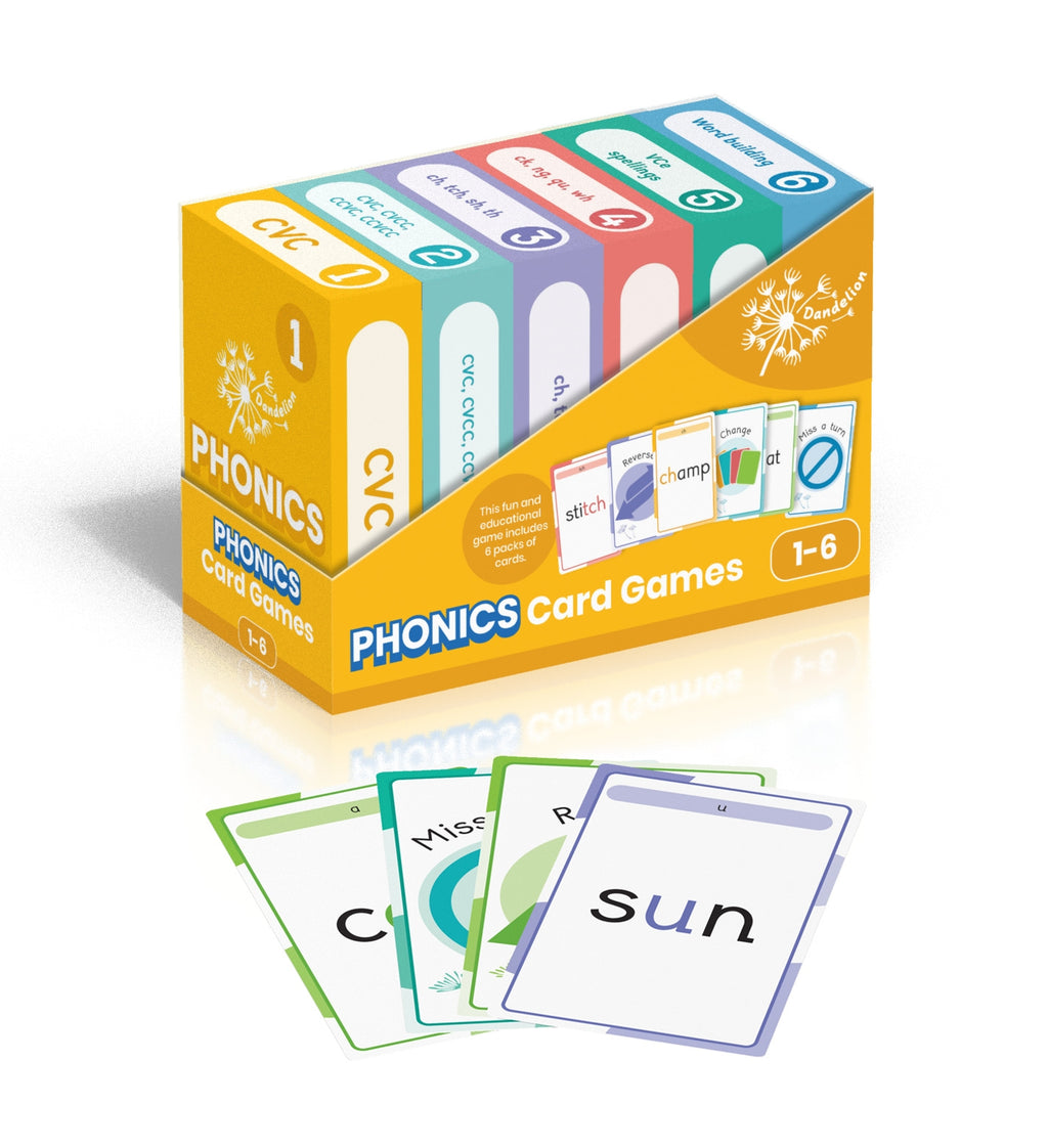 Phonic Books Dandelion Card Games jacket image