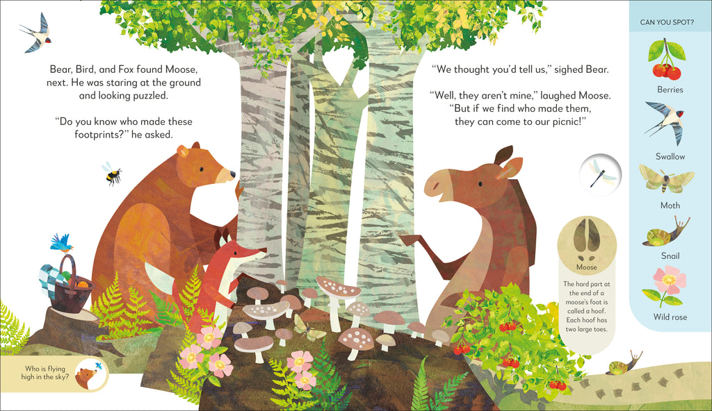 Jonny Lambert’s Bear and Bird: Find a Footprint