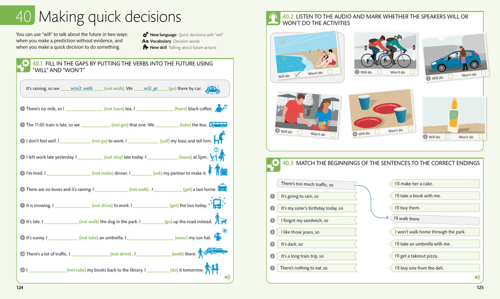 English for Everyone: Level 2: Beginner, Practice Book