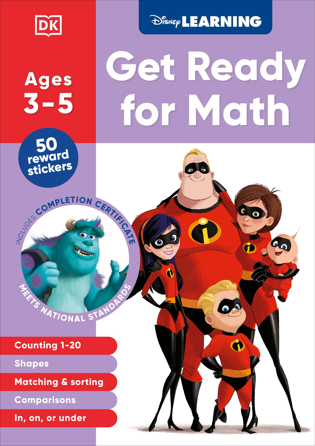 Disney Learning Get Ready for Math (Ages 3-5) jacket image
