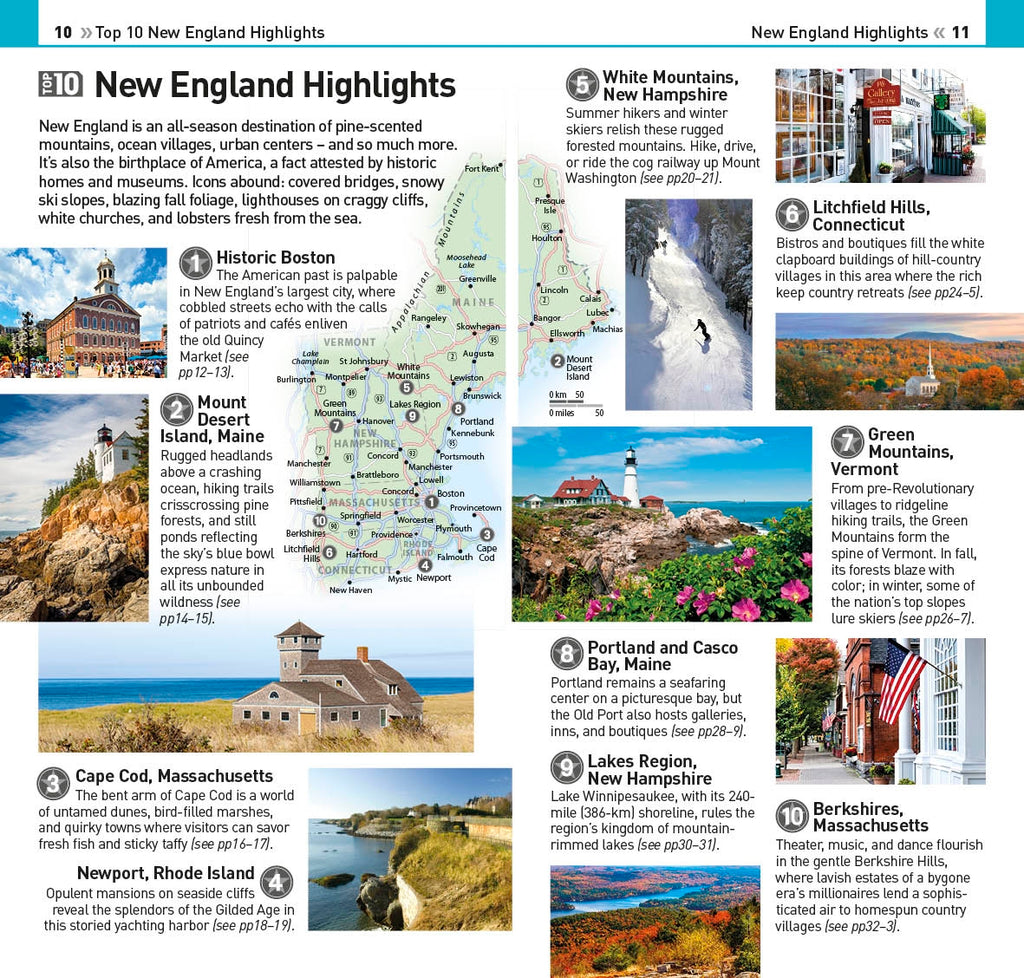 DK Top 10 New England