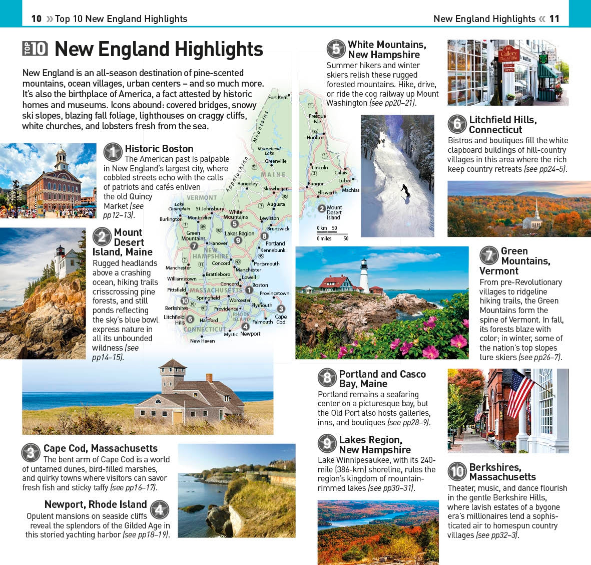 DK Top 10 New England