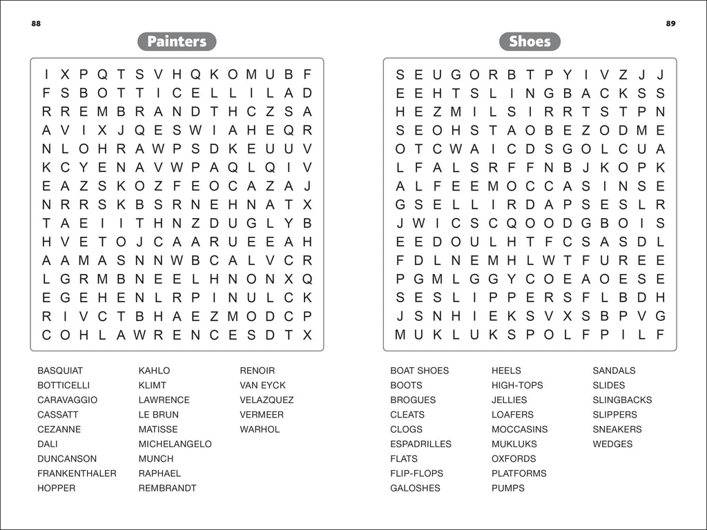 Puzzle Baron's Word Search Puzzles
