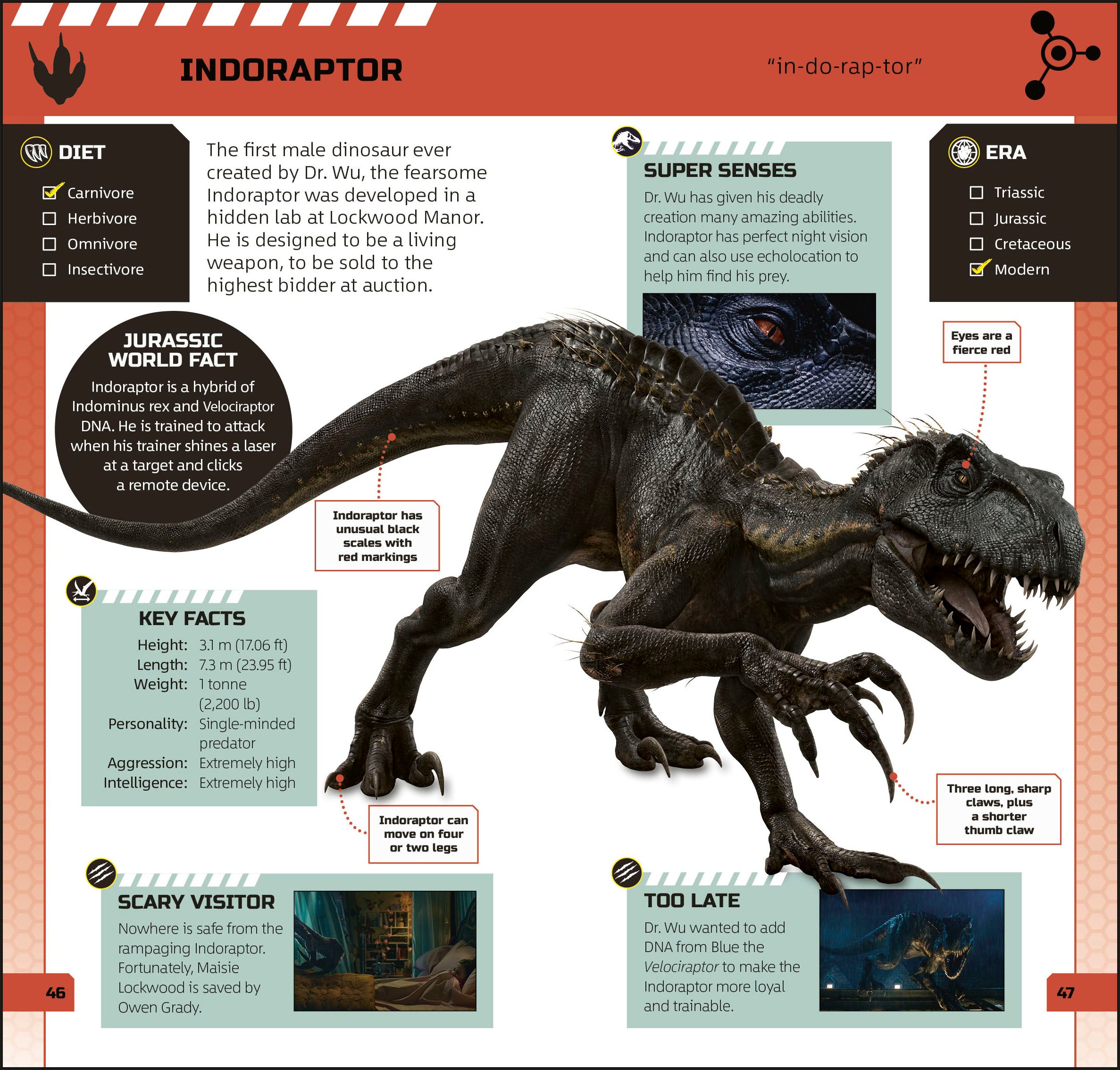 Jurassic World Pocket Expert-Spread, Image, (PRHC, Design, Do, Not, Use)-5