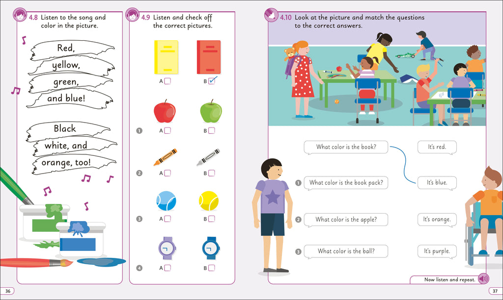 English for Everyone Junior Beginner's Practice Book-Spread, Image, (PRHC, Design, Do, Not, Use)-4