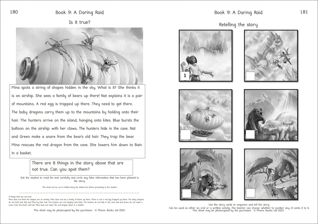 Phonic Books Dragon Eggs Activities